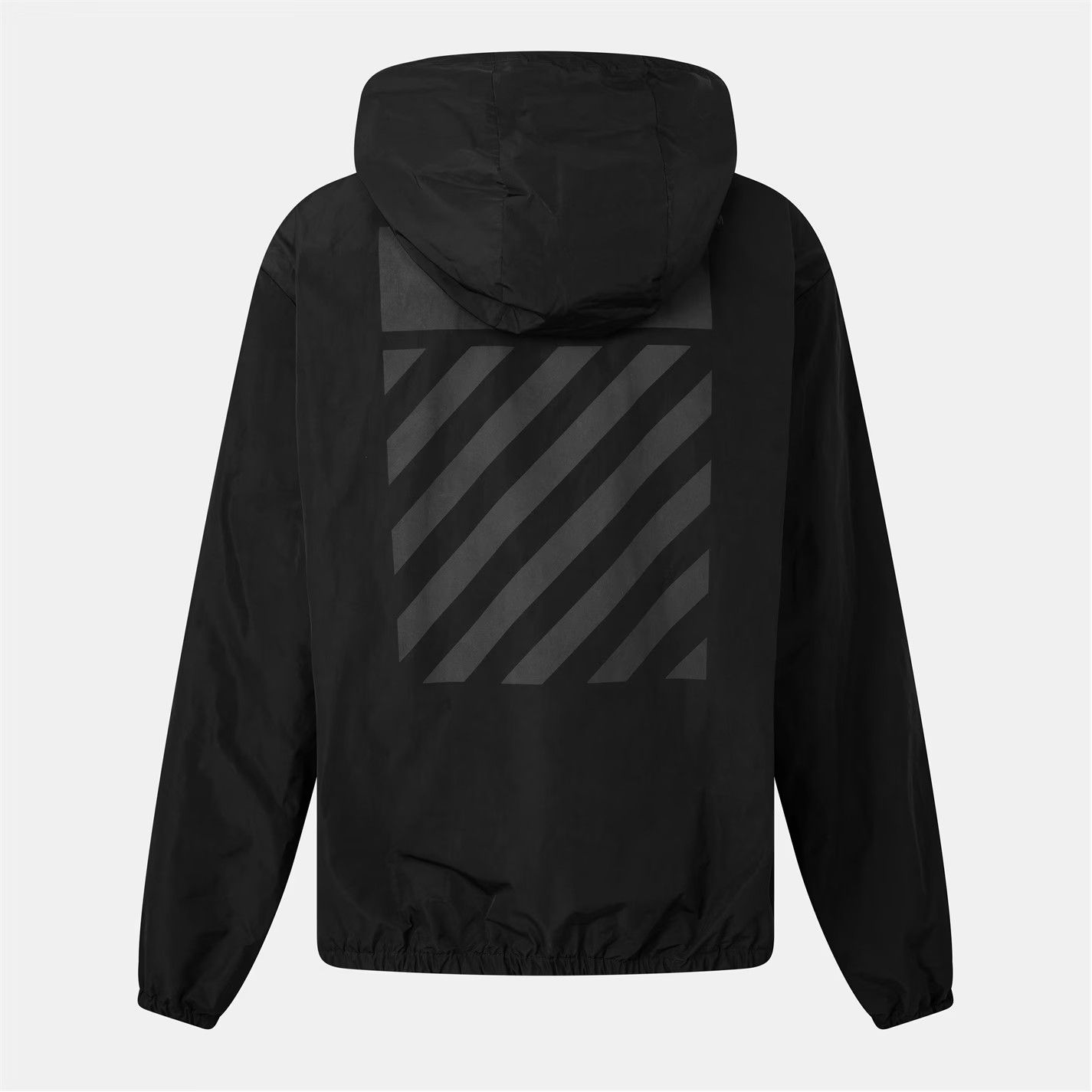 Off-White o1g2r1mq0326 Technical Fabric Hooded Windbreaker Jacket Size US S / EU 44-46 / 1 - 2 Thumbnail