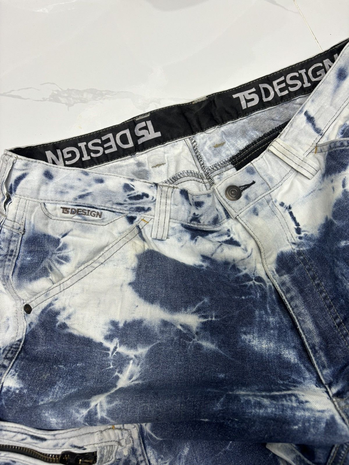 Beauty Beast BLEACH TS DESIGN MULTI POCKET CARGO PANTS Size US 34 / EU 50 - 7 Thumbnail