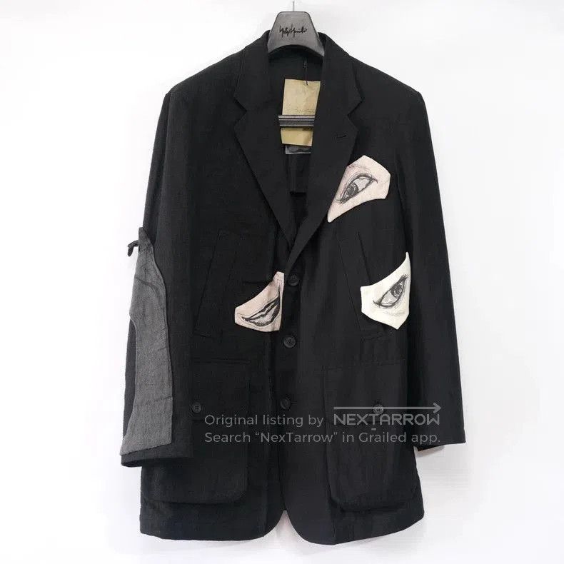 Yohji Yamamoto Yohji Yamamoto Eye Patch Coat. Size US M / EU 48-50 / 2 - 1 Thumbnail