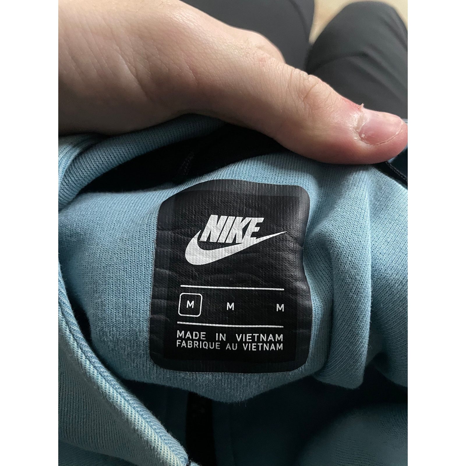 Nike Nike Tech Zip Cream Powder Blue Used Medium Size US M / EU 48-50 / 2 - 4 Thumbnail