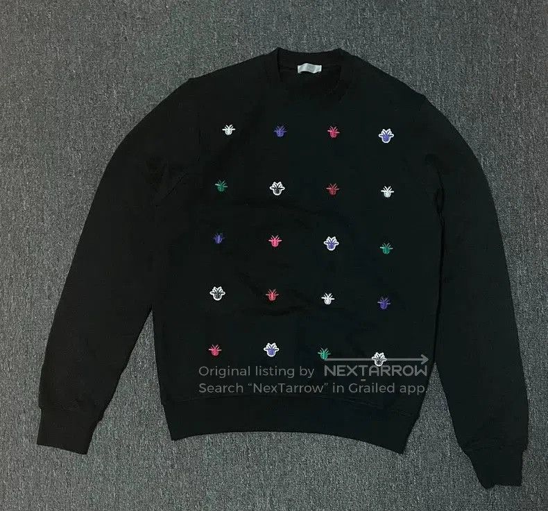 Dior Dior Embroidered Bee Black Sweatshirt. Size US M / EU 48-50 / 2 - 2 Thumbnail