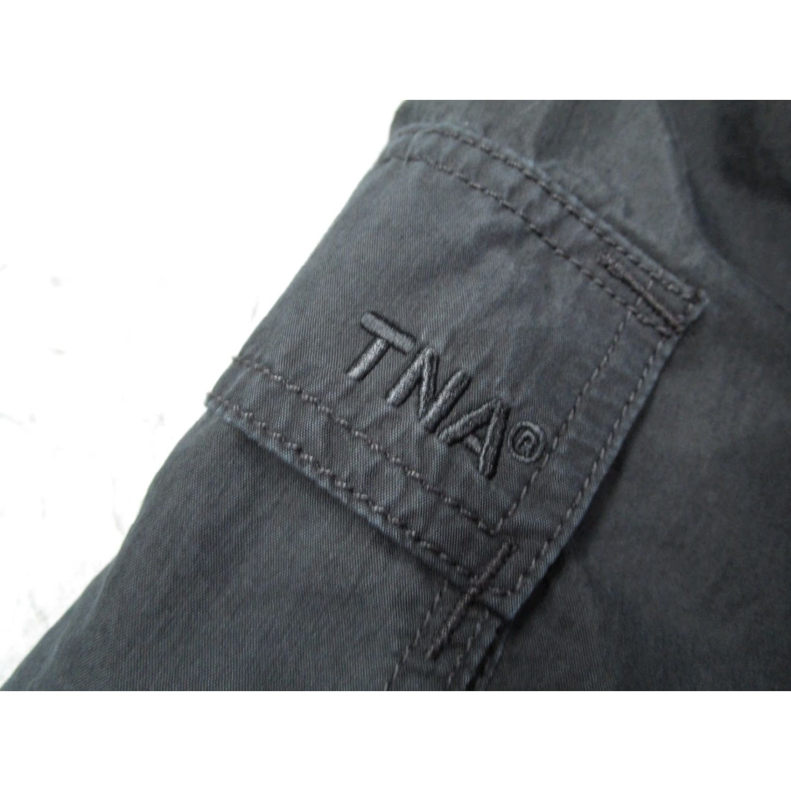 TNA TNA Cargo Skirt Women M Black A-Line Drawstring Pockets 90s Boho City Hip Hop Ready-to-Wear Size 32" / US 10 / IT 46 - 3 Thumbnail