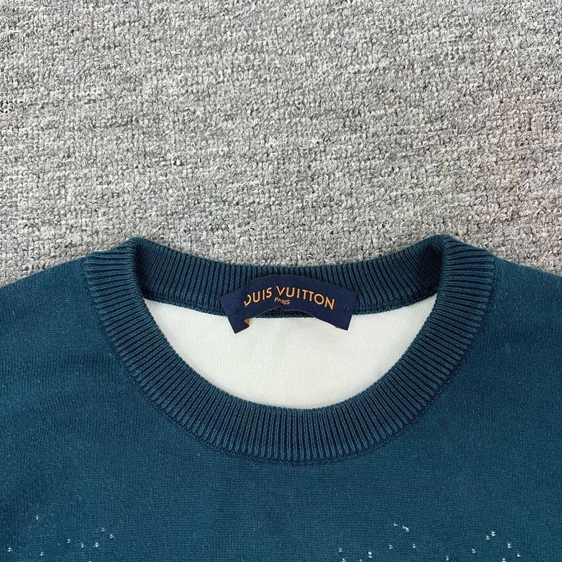 Louis Vuitton Louis Vuitton navy gradient knit sweater-2507 Size US S / EU 44-46 / 1 - 5 Thumbnail
