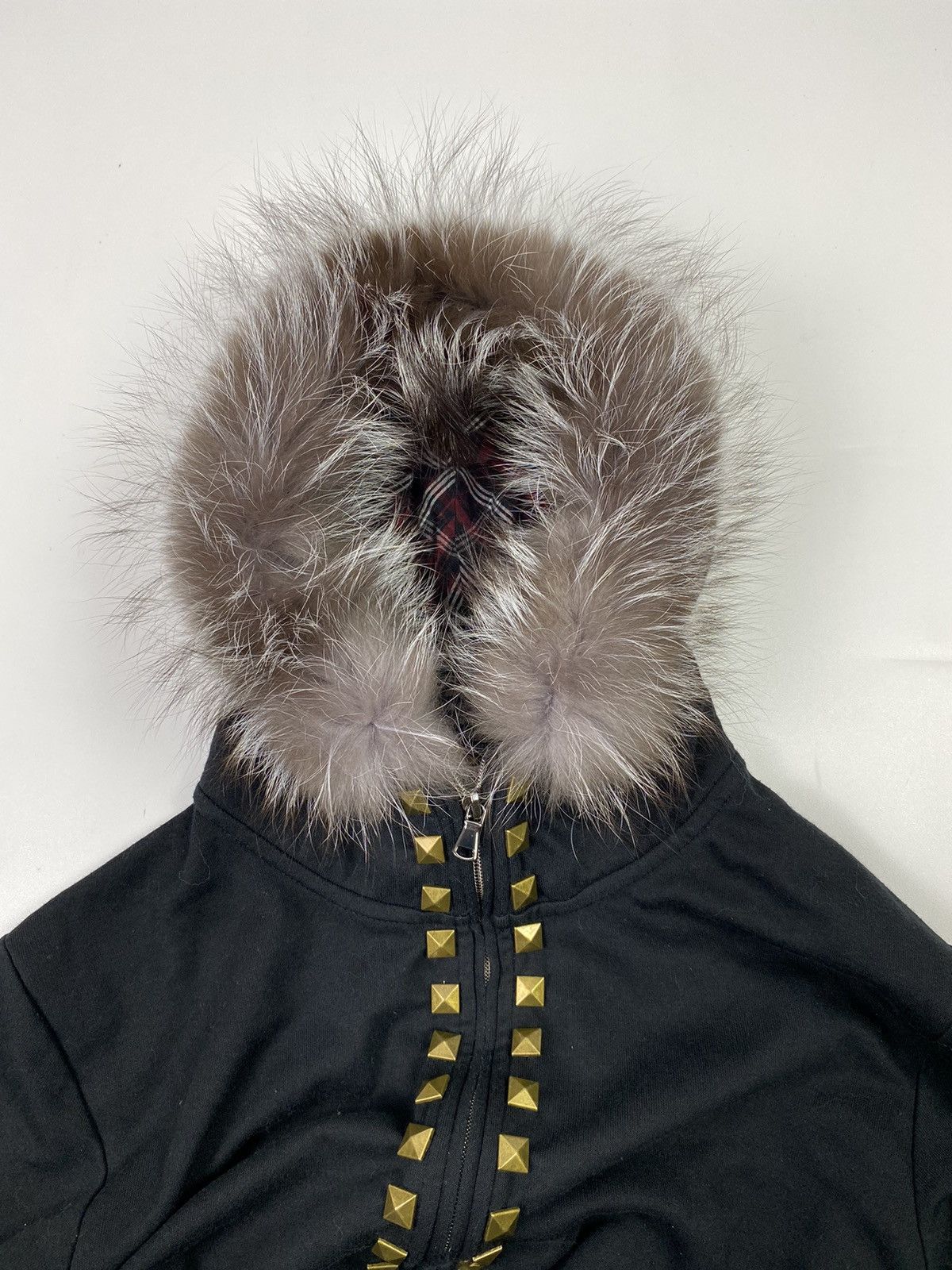 If Six Was Nine × Japanese Brand × Le Grande Bleu (L.G.B.) Fur hoodie studded semantic design ifsix style Size US M / EU 48-50 / 2 - 8 Thumbnail