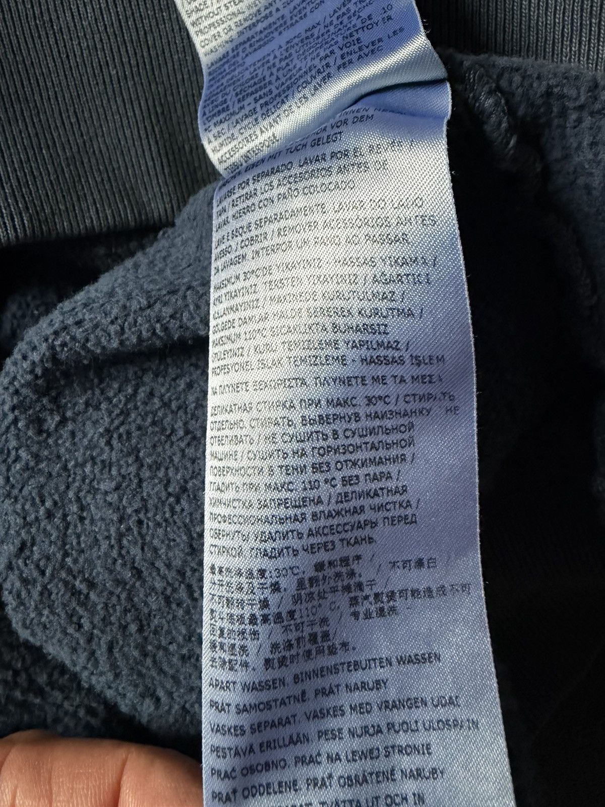 Maison Margiela $1.2k worn-look organic-cotton sweatshirt, M,oversized),IT Size US M / EU 48-50 / 2 - 16 Thumbnail