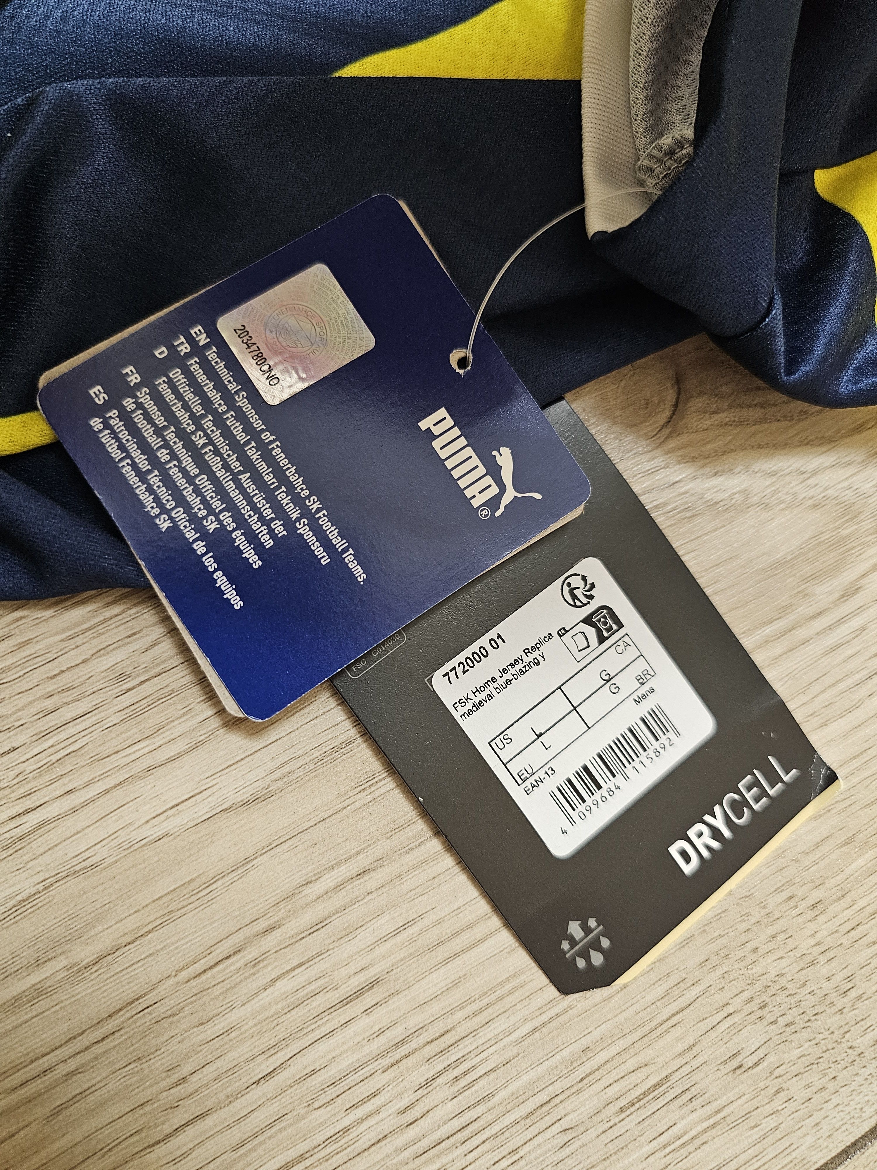Puma FENERBAHCE 2023 2024 HOME FOOTBALL SHIRT SOCCER JERSEY 3XL Size US L / EU 52-54 / 3 - 7 Thumbnail