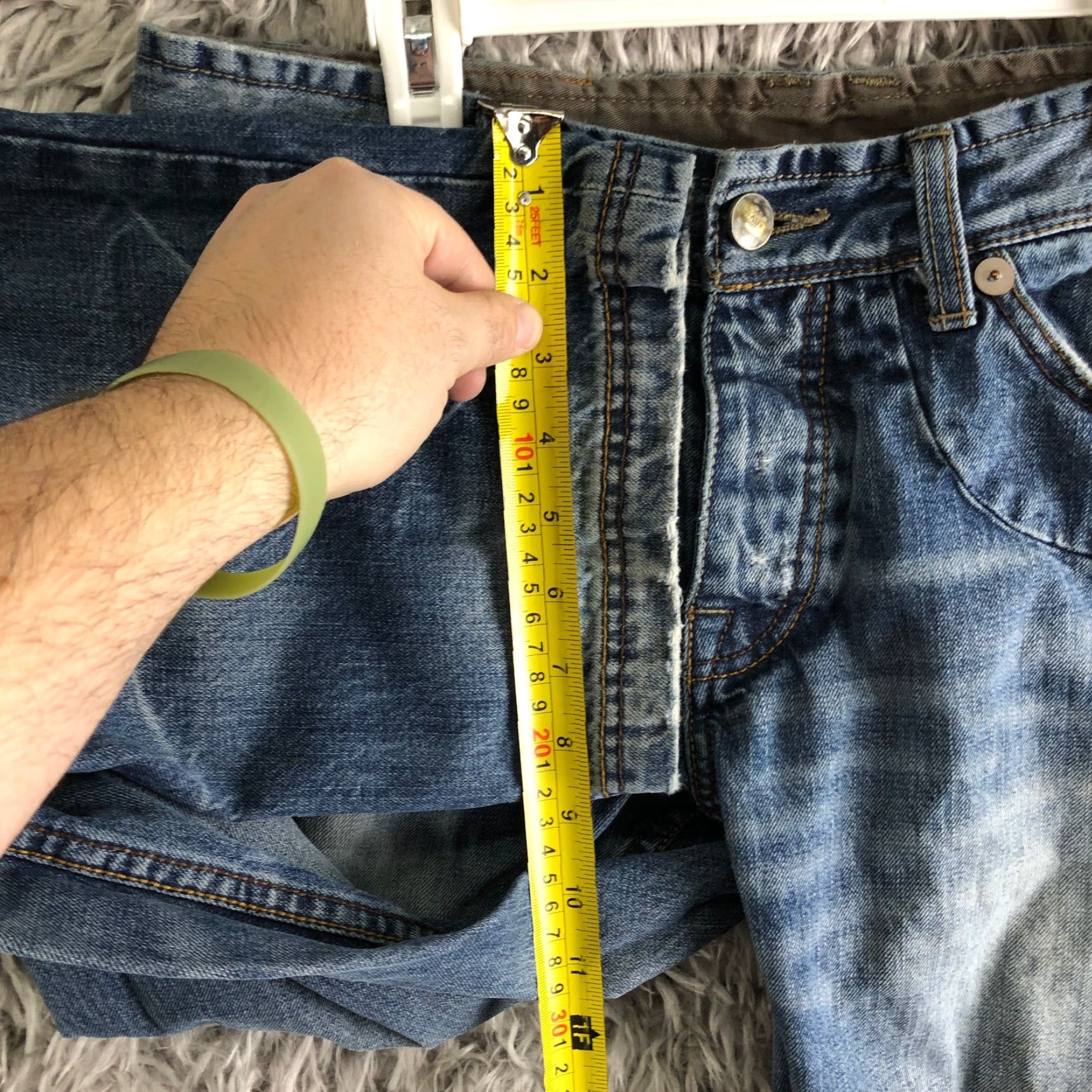 Armani Exchange Armani Exchange Jeans Size 29 Short Womens Mid Rise Medium Wash Blue Denim Size 29" - 4 Thumbnail