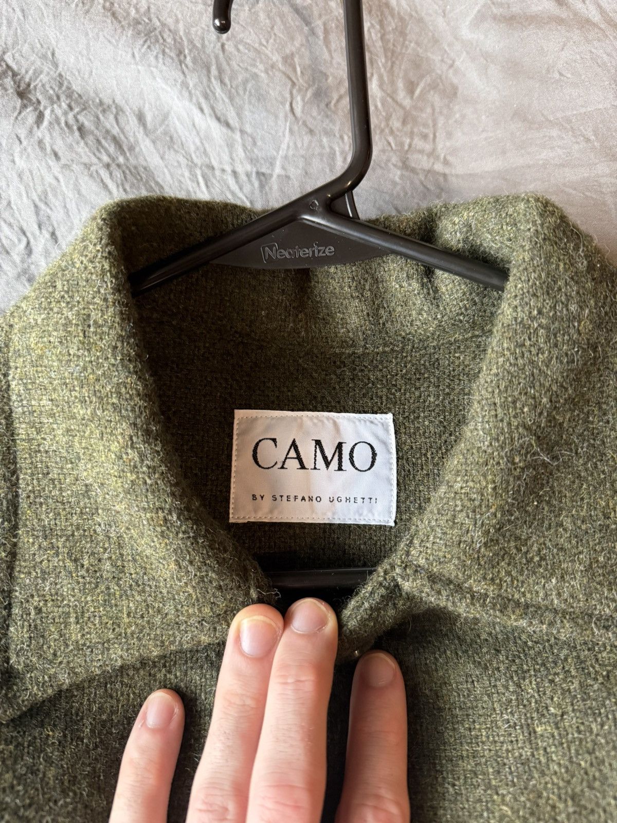 Other CAMO "Tisserand" FW21 chore jacket green wool tweed Size US L / EU 52-54 / 3 - 3 Thumbnail
