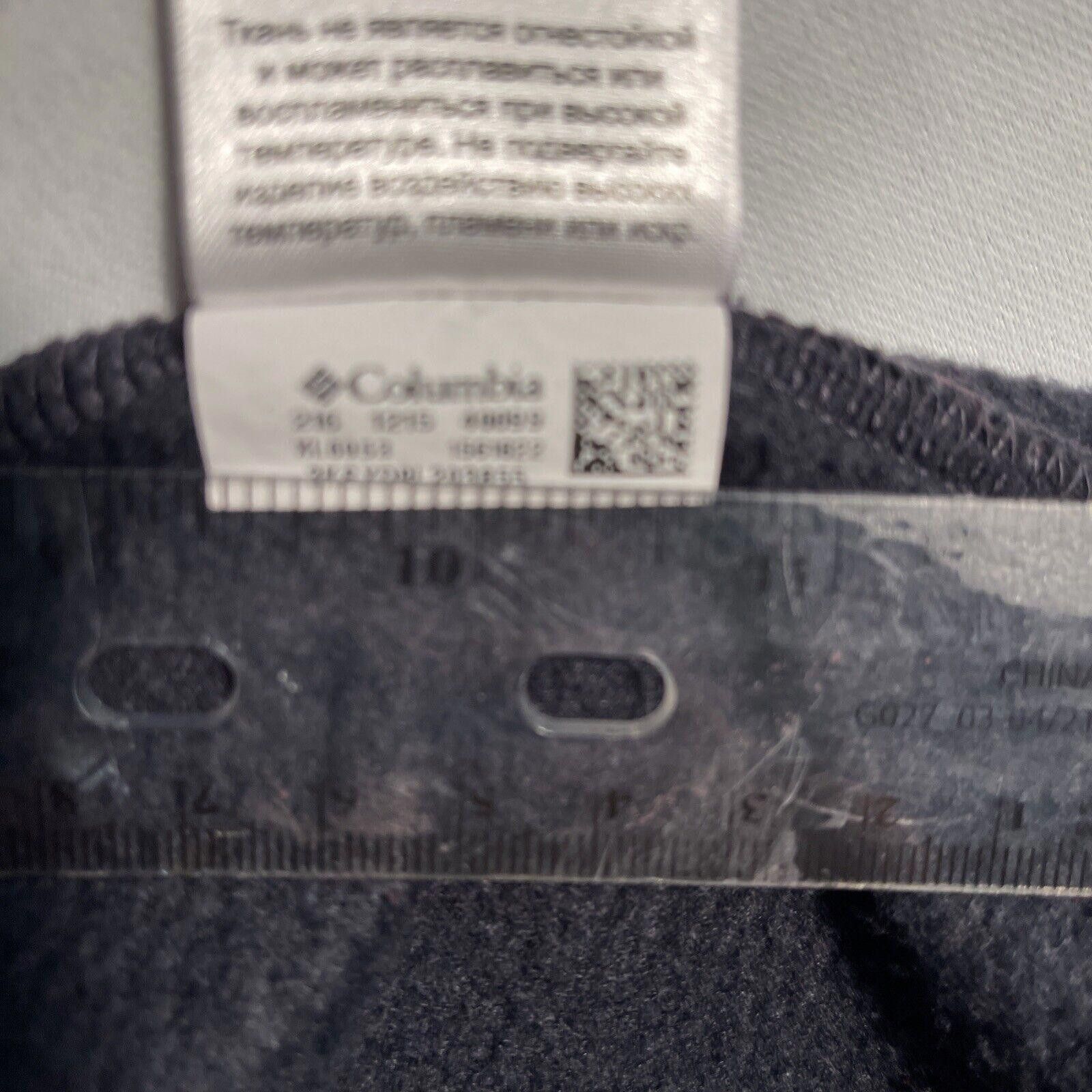 Columbia Columbia Fleece Vest XL Blue Black /grey Fullzip Color Block Size US XL / EU 56 / 4 - 6 Thumbnail