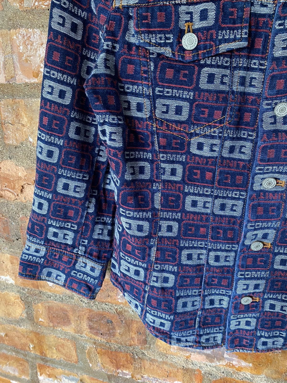 Beauty Beast × Hysteric Glamour × Japanese Brand 1980s Ozone community Hysteric Glamour jacquard jacket Size S / US 4 / IT 40 - 7 Thumbnail