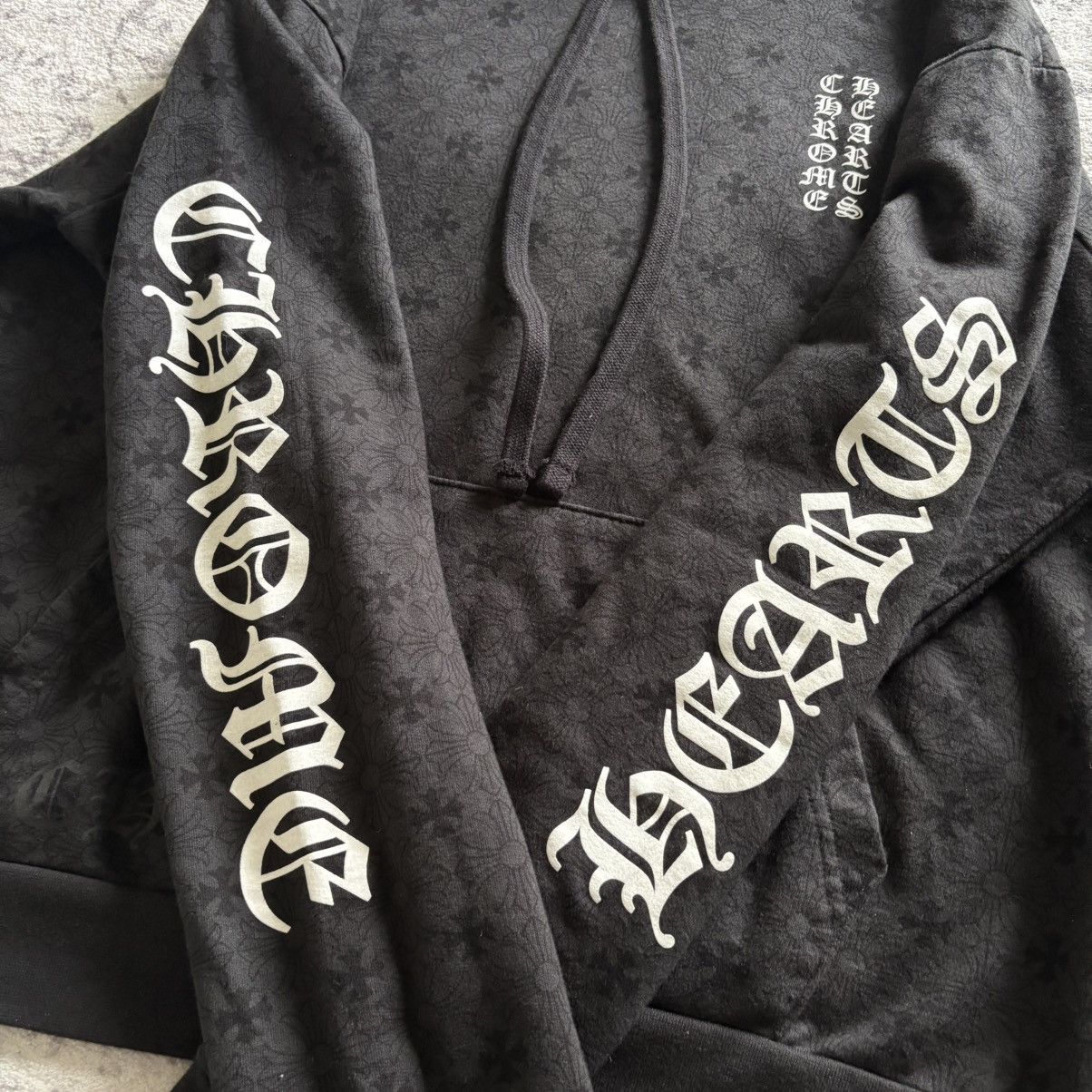 Chrome Hearts Chrome Hearts Fuck You Vertical Logo Monogram Hoodie | L Size US L / EU 52-54 / 3 - 5 Thumbnail