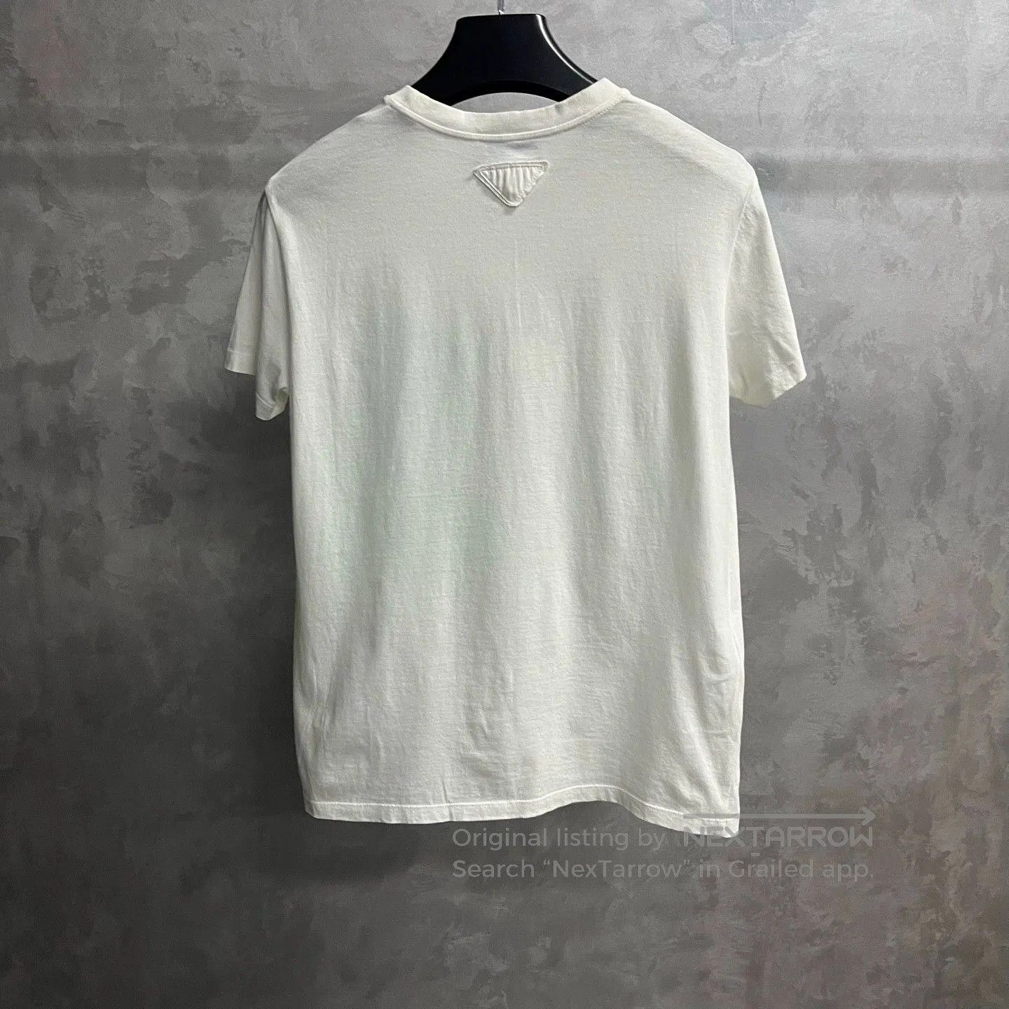 Prada prada white graphic print short sleeve t-shirt. Size US L / EU 52-54 / 3 - 5 Thumbnail