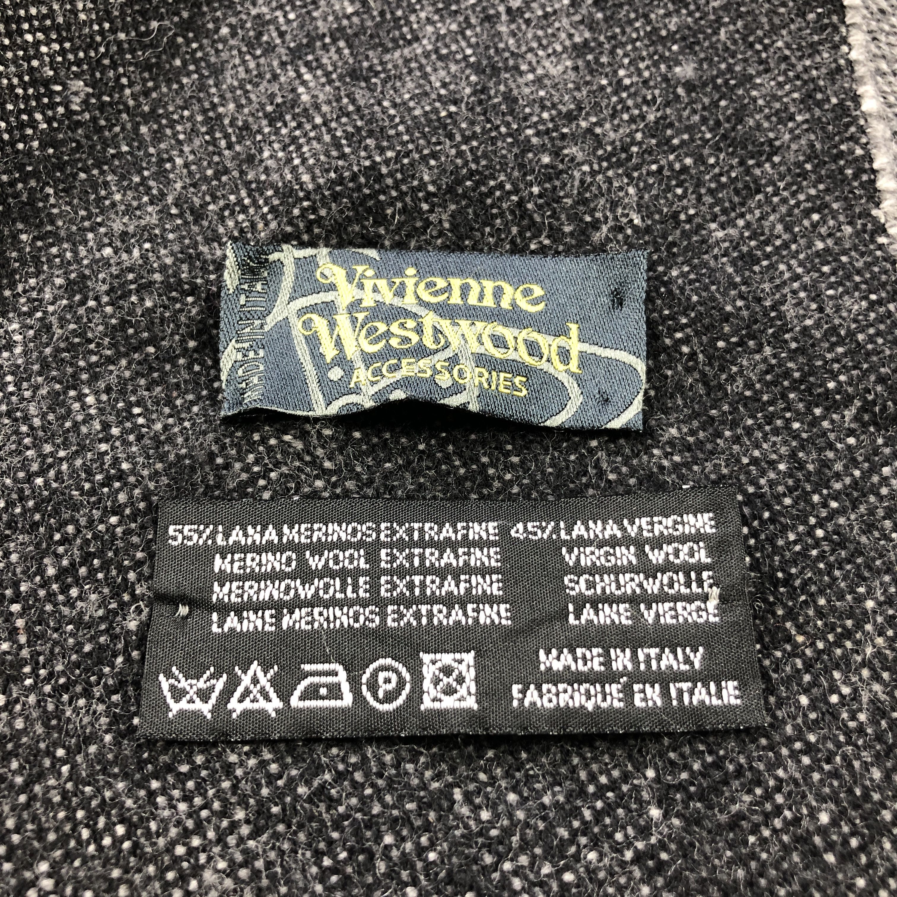 Vivienne Westwood Vivienne Westwood Spell Out Scarf Muffler Neckwear V2835 Size ONE SIZE - 5 Thumbnail