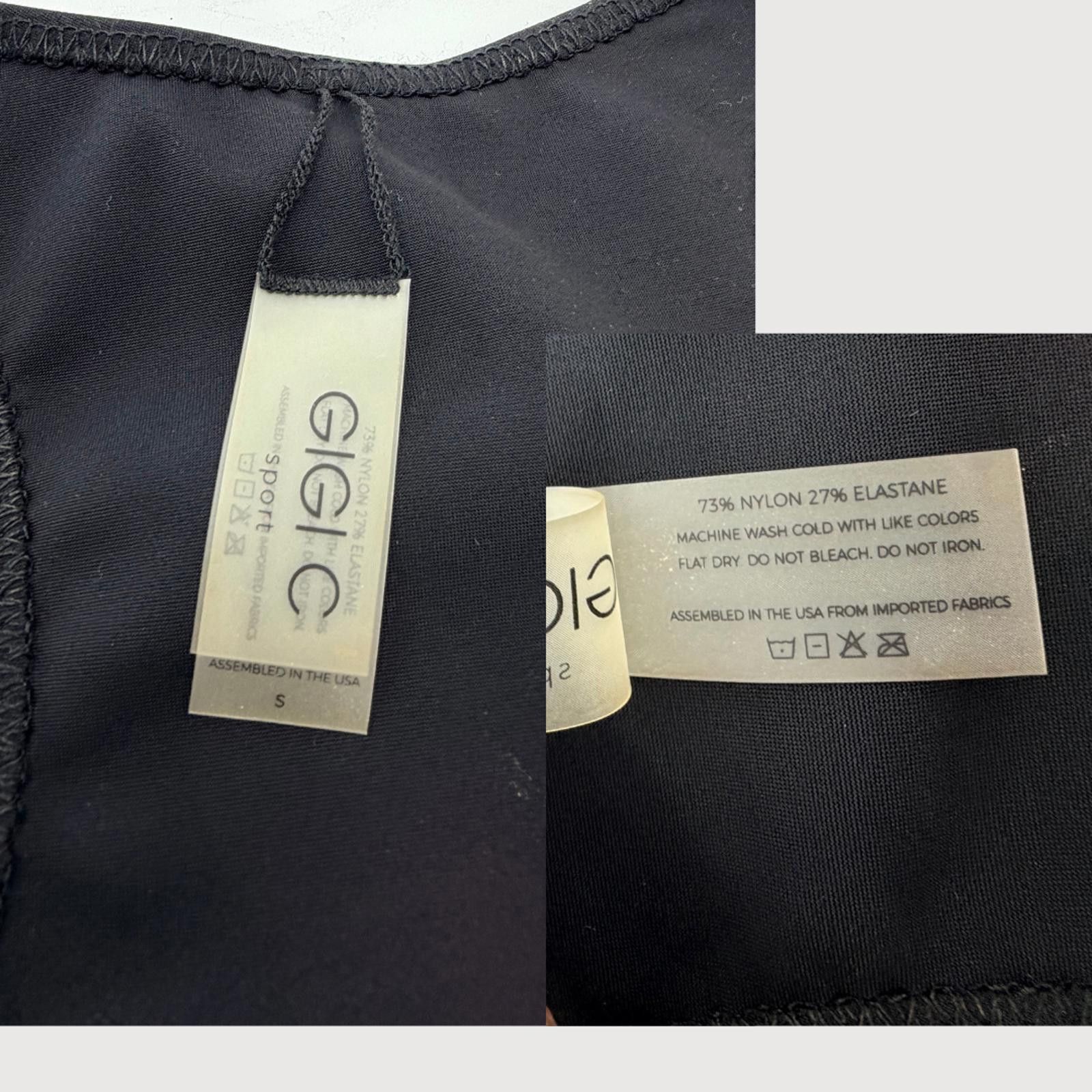 Other Gigi C Hunter Jumpsuit Black Activewear Zip Front S Size 28" / US 6 / IT 42 - 3 Thumbnail