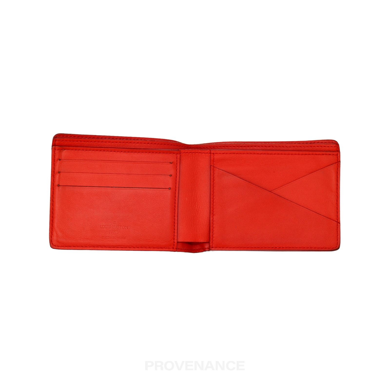 Louis Vuitton 🔴 Louis Vuitton Multiple Wallet - Damier Infini Magma Size ONE SIZE - 6 Thumbnail