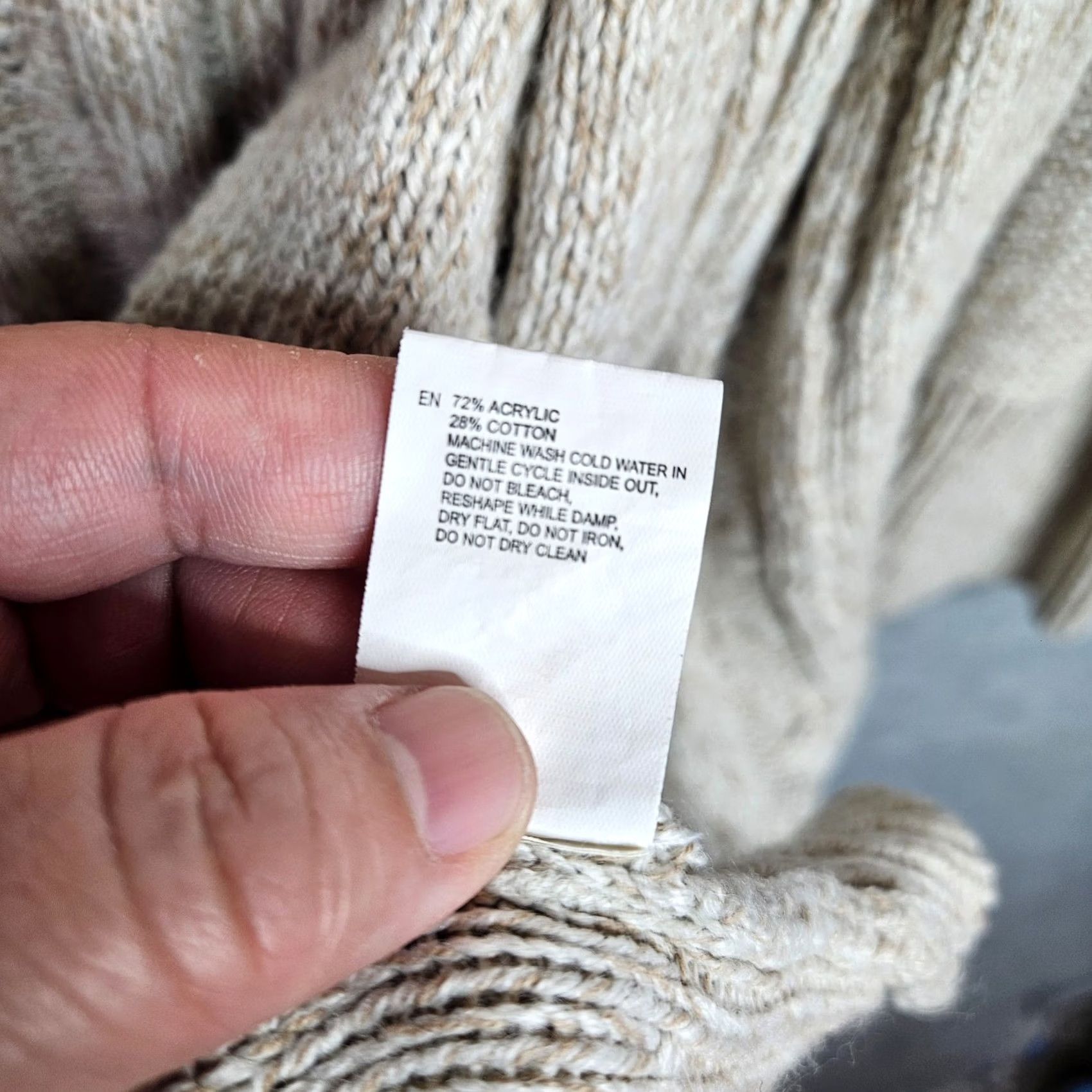 Vintage Harper Cardigan Women Knit Beige S V-Neck Casual All Seasons Regular Size S Mens Women's Boys Girls Size S / US 4 / IT 40 - 5 Thumbnail