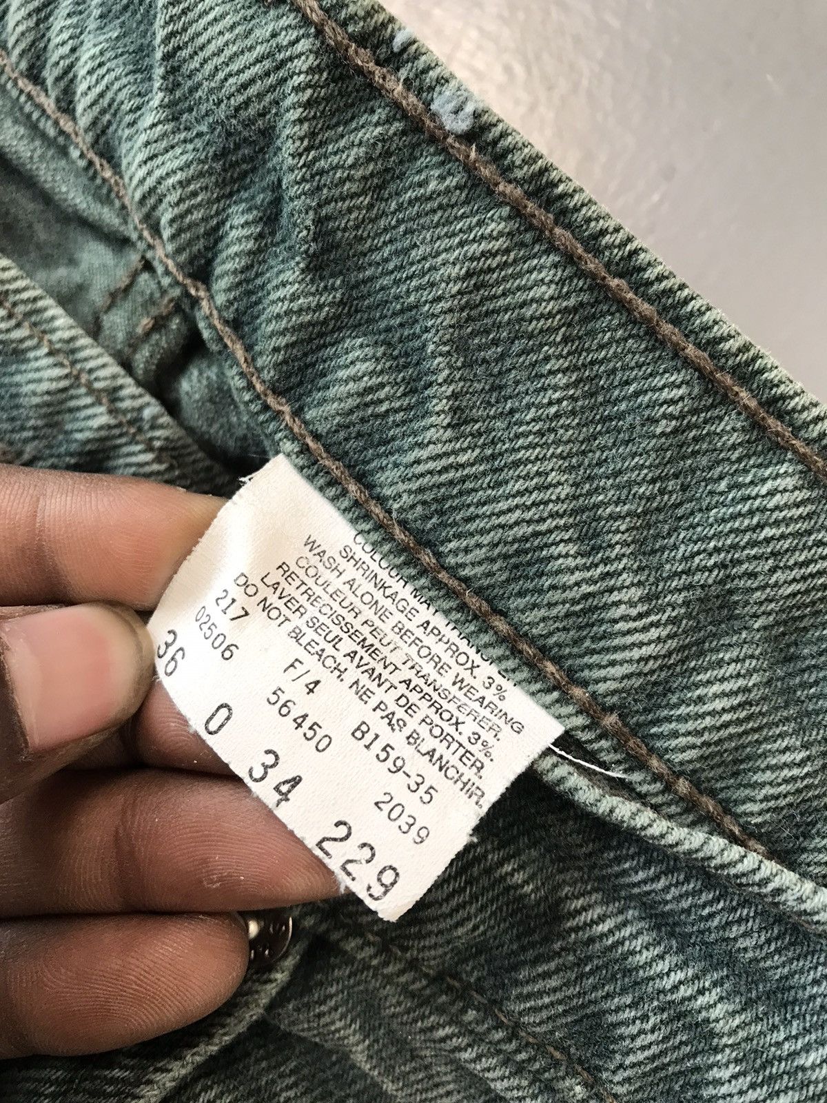 Levi's × Vintage Vintage Y2K late 90s Levi’s black tab denim Size US 36 / EU 52 - 5 Thumbnail