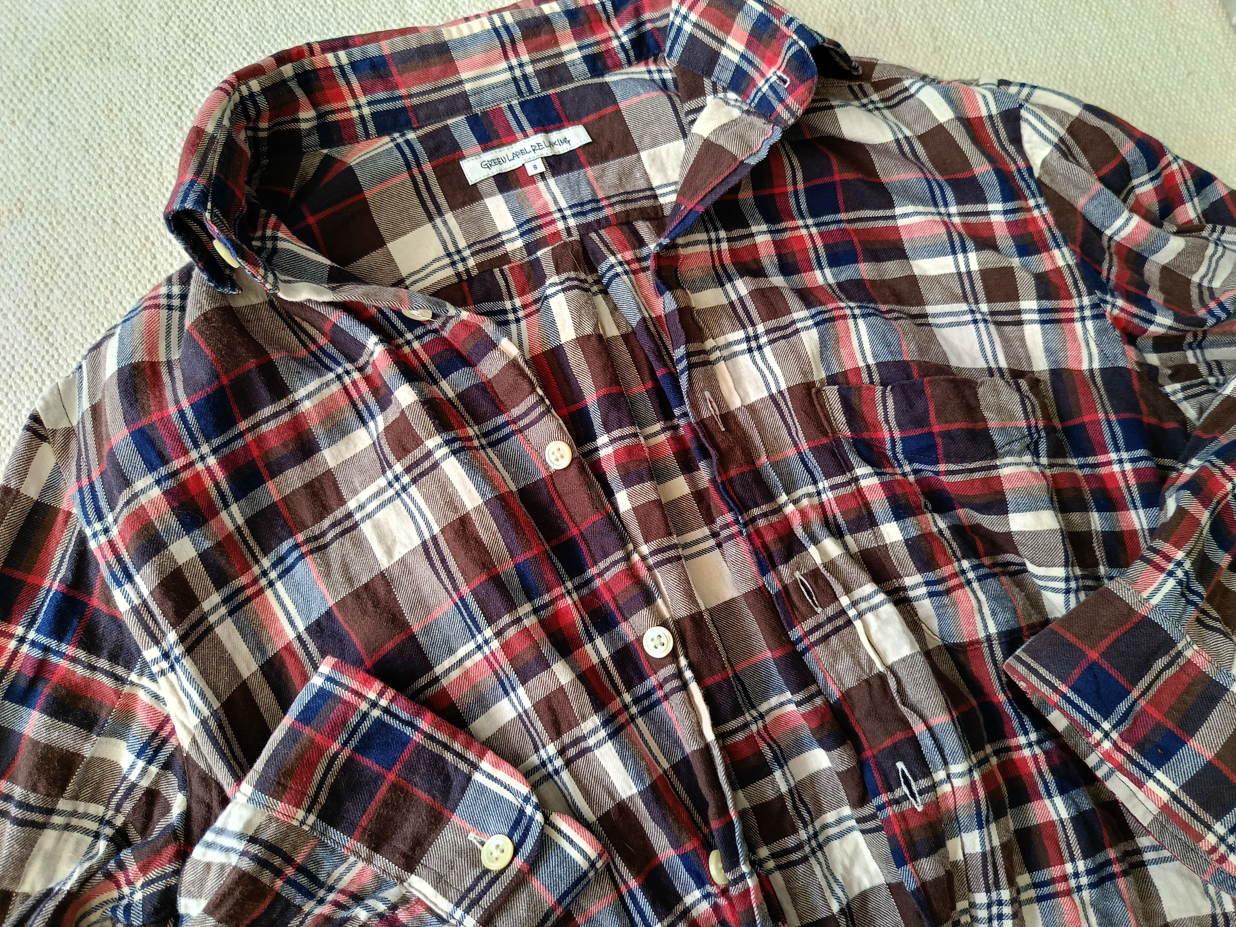 United Arrows UNITED ARROWS Green Label Relaxing unisex 3/4 sleeve shirt Size US S / EU 44-46 / 1 - 2 Thumbnail