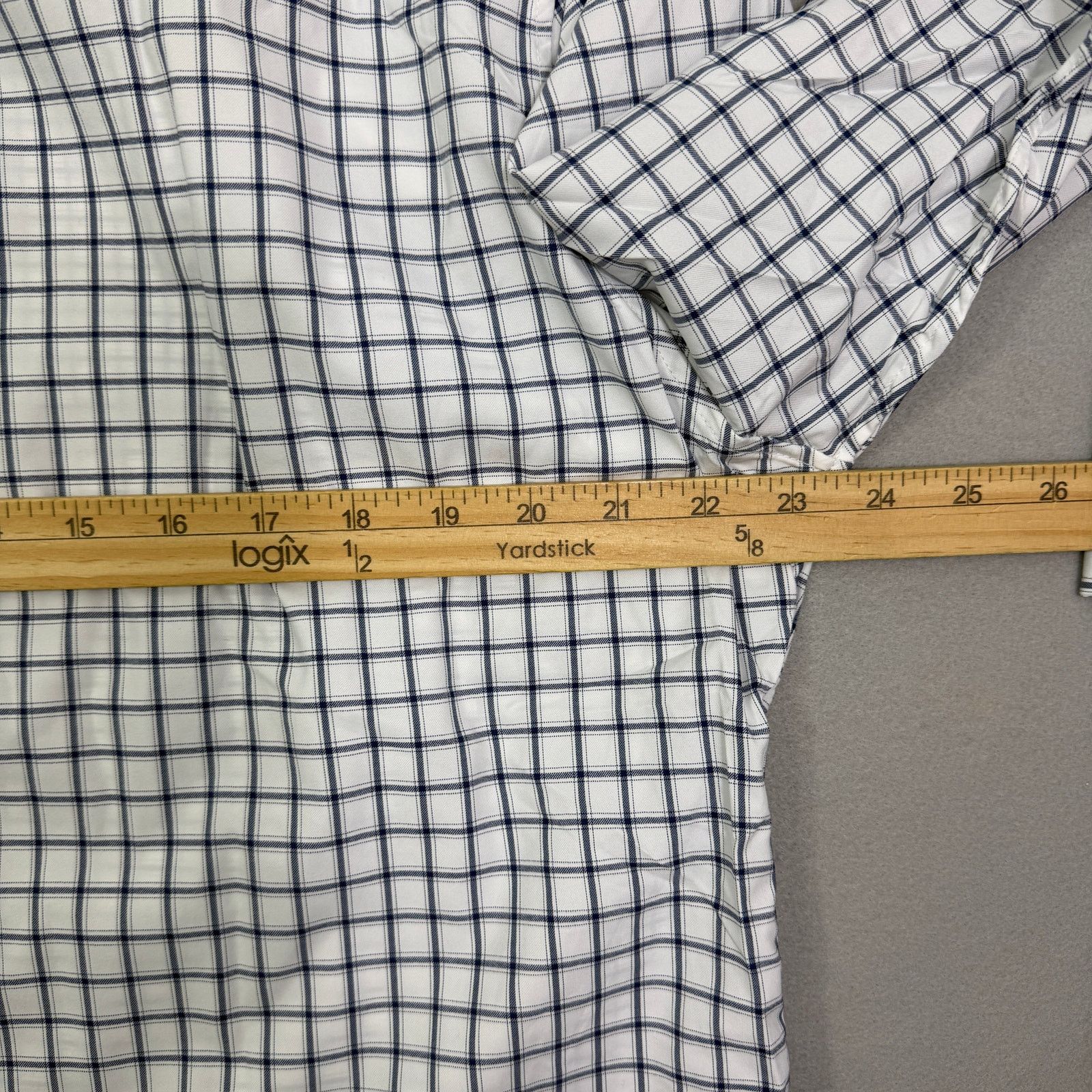 Bonobos Bonobos Slim Fit Button Shirt Men's 2XL White Blue Plaid NEW Size US XXL / EU 58 / 5 - 8 Thumbnail