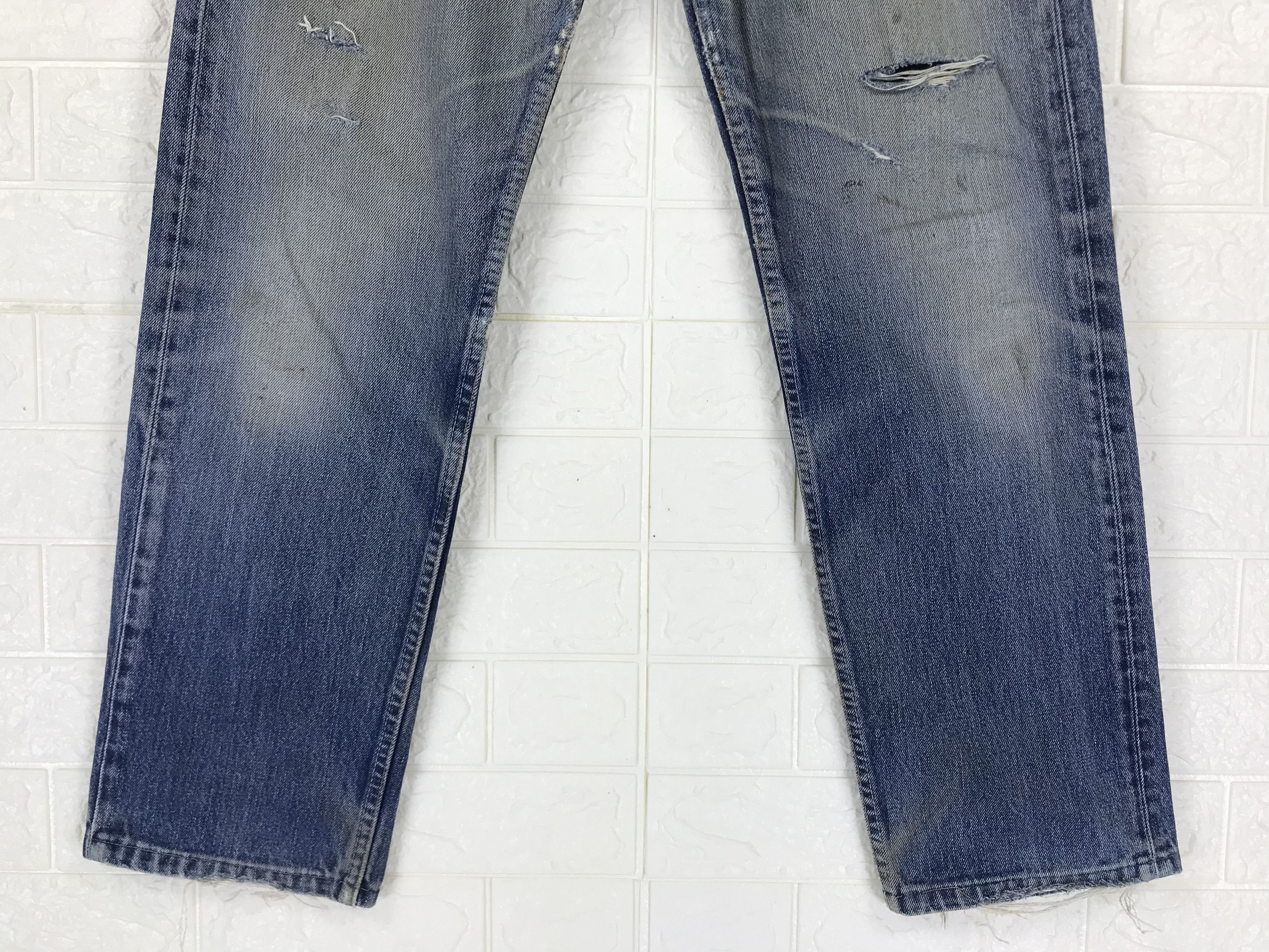 Levi's Vintage Levi's 501 Mud Wash Jeans Distressed Denim Size US 31 - 4 Thumbnail