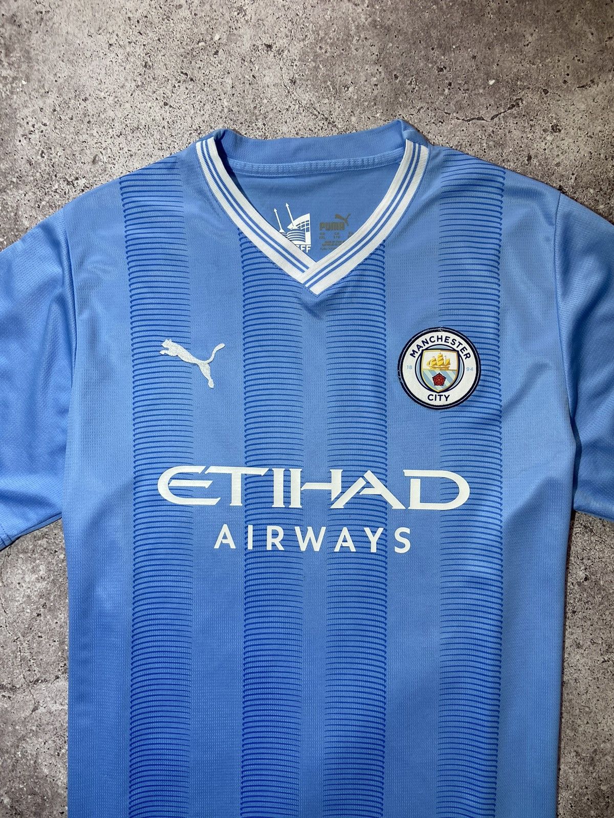 Puma Manchester City Vintage Puma Football Jersey Home T-shirt Size US XL / EU 56 / 4 - 2 Thumbnail