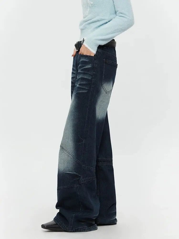 Japanese Brand × Jean Retro loose straight leg high street jeans Size US 32 / EU 48 - 4 Thumbnail