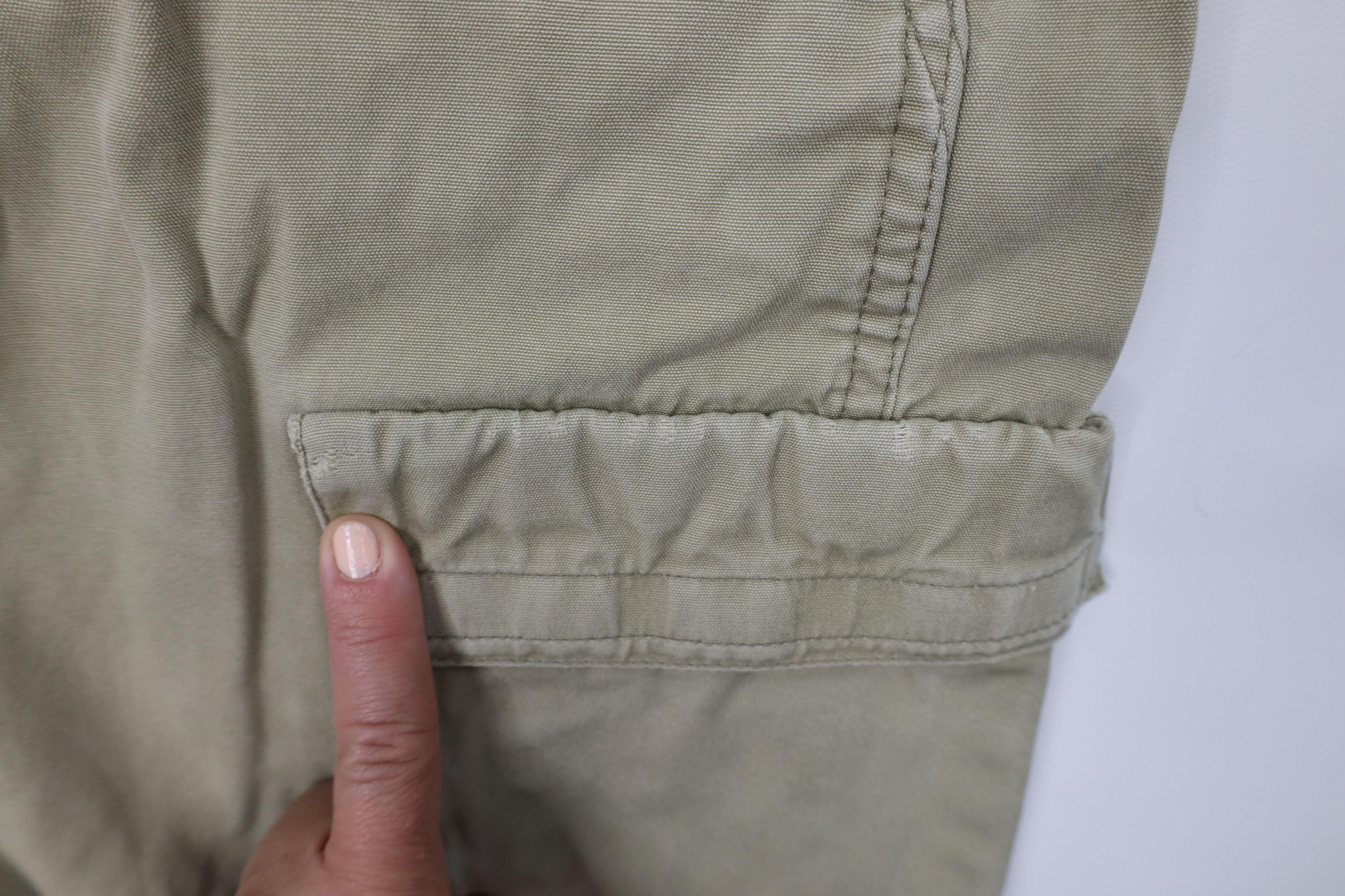Levi's Vintage Y2K 2001 Levis L2 Big Pocket Shorts Beige Cotton Size US 32 / EU 48 - 9 Thumbnail