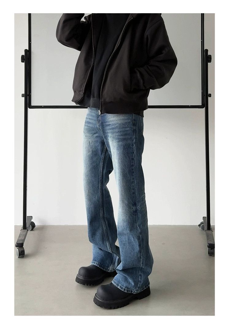 Jean × Vintage washed faded cleanfit yuppie y2k retro loose jeans Size US 32 / EU 48 - 1 Thumbnail