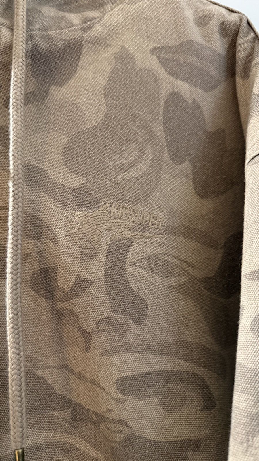 Bape Bape X Kidsuper Solid Camo Jacquard Jacket Beige Size US XL / EU 56 / 4 - 6 Thumbnail