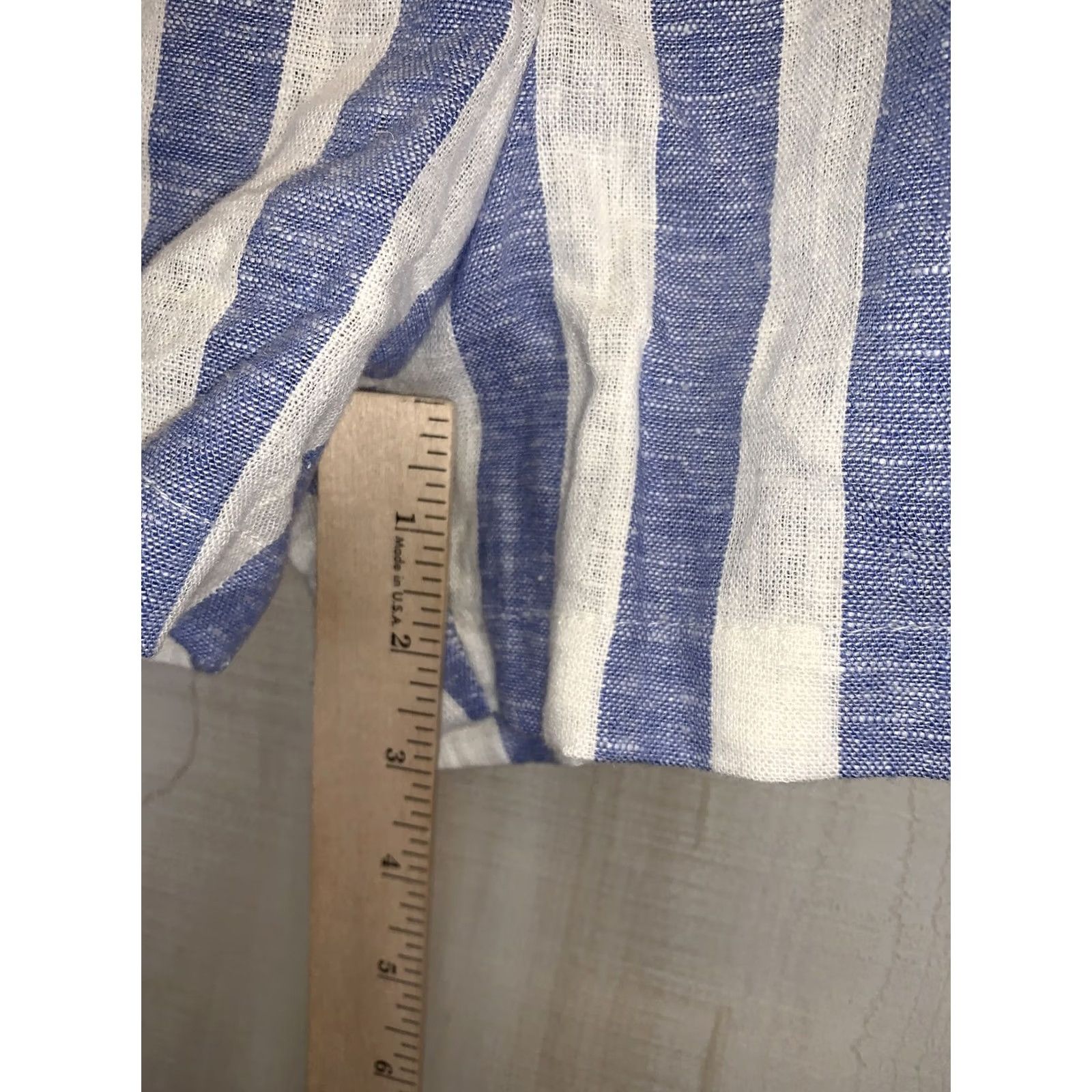 Vintage Love Tree Paper Bag Linen Blend Women’s Shorts MWT-NWT-10949 Size 32" / US 10 / IT 46 - 4 Thumbnail