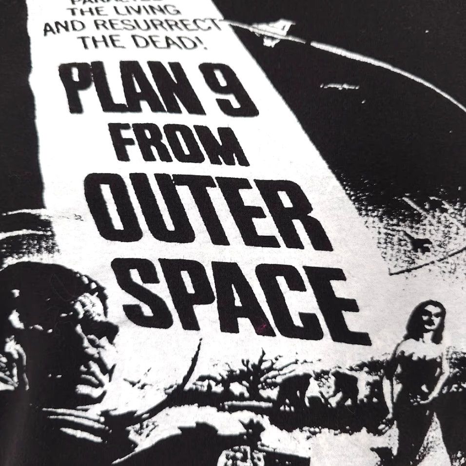 Plan C Plan 9 From Outer Space T Shirt Womens Size Small Black Ed Wood Bela Lugosi Size S / US 4 / IT 40 - 3 Thumbnail