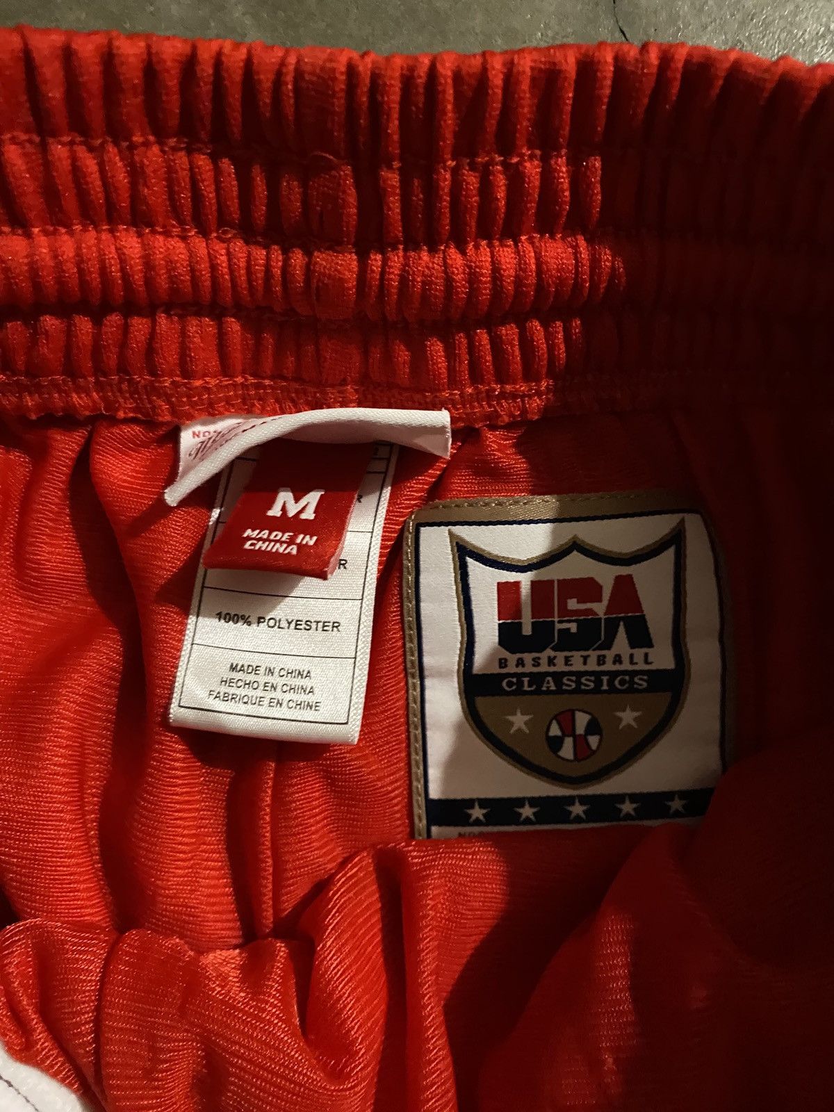 Mitchell & Ness Mitchell & Ness NBA Shorts Medium USA Olympics Size US 32 / EU 48 - 4 Thumbnail