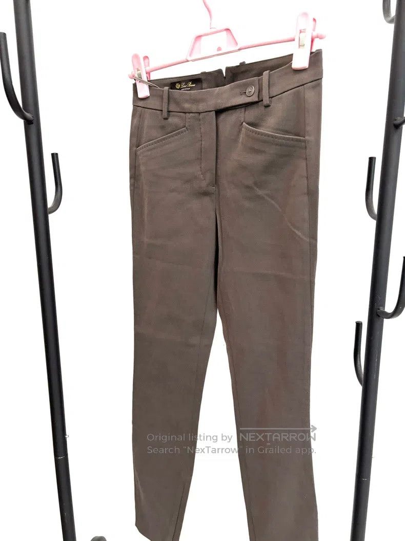 Loro Piana Loro Piana Women's casual pants, made in Italy, gray Size 24" / US 00 / IT 34 - 3 Thumbnail