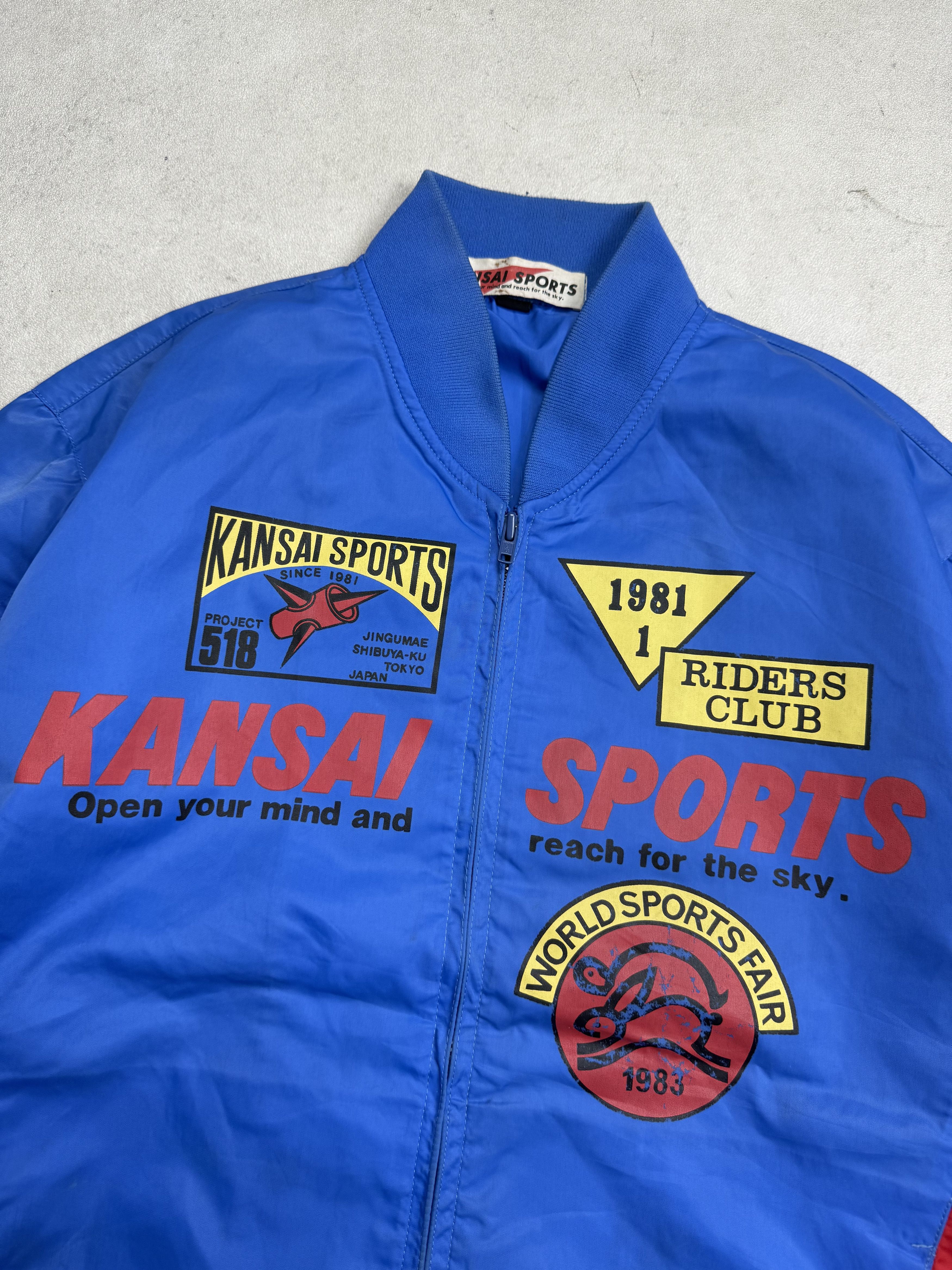 Kansai Yamamoto Vintage 90s Kansai Yamamoto Sports Jacket Size US M / EU 48-50 / 2 - 3 Thumbnail