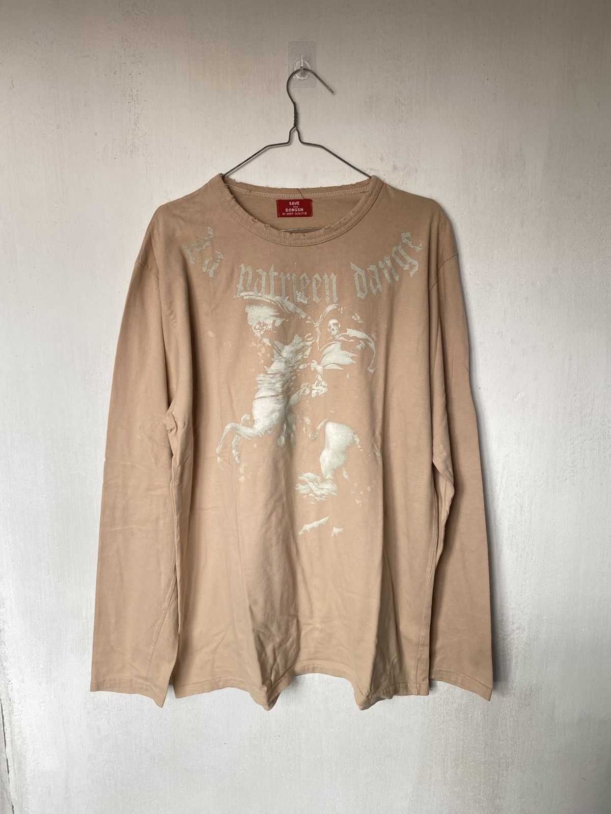 Hysteric Glamour × If Six Was Nine × Japanese Brand Kriff Quality Poem Distressed Longsleeve Size US M / EU 48-50 / 2 - 1 Thumbnail