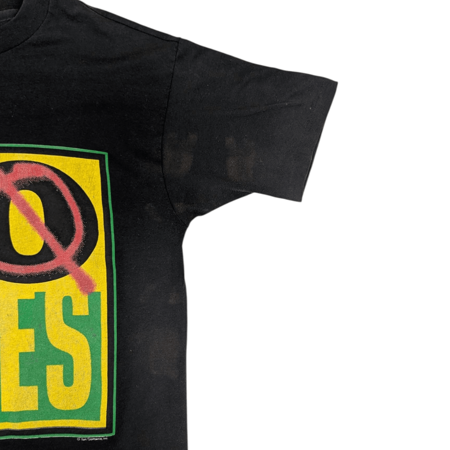Vintage Vintage 80's SUN SPORTSWEAR No Rules Graphic T Shirt Size US L / EU 52-54 / 3 - 8 Thumbnail