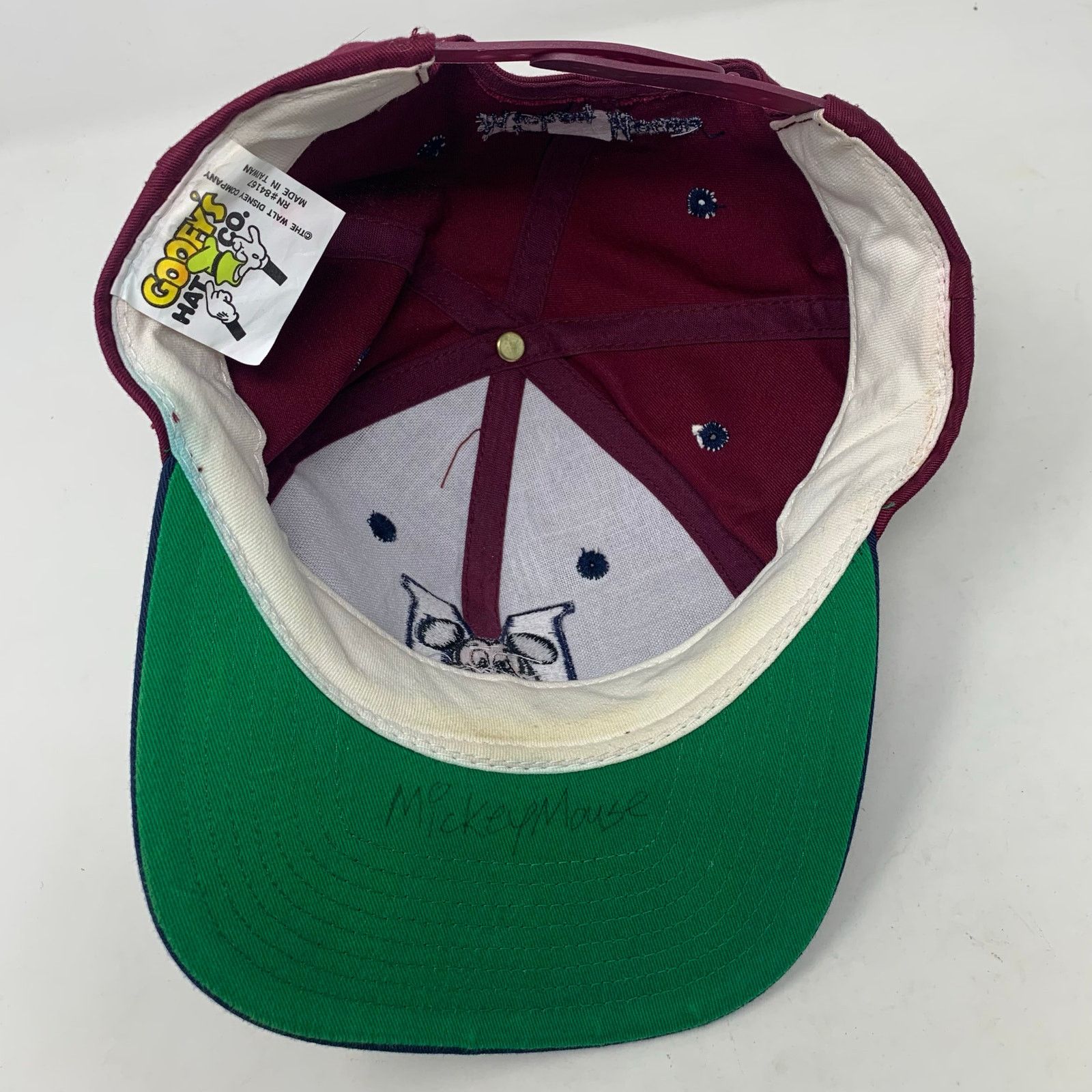 Disney Vintage Mickey Mouse Autographed Snapback Hat Size ONE SIZE - 4 Thumbnail