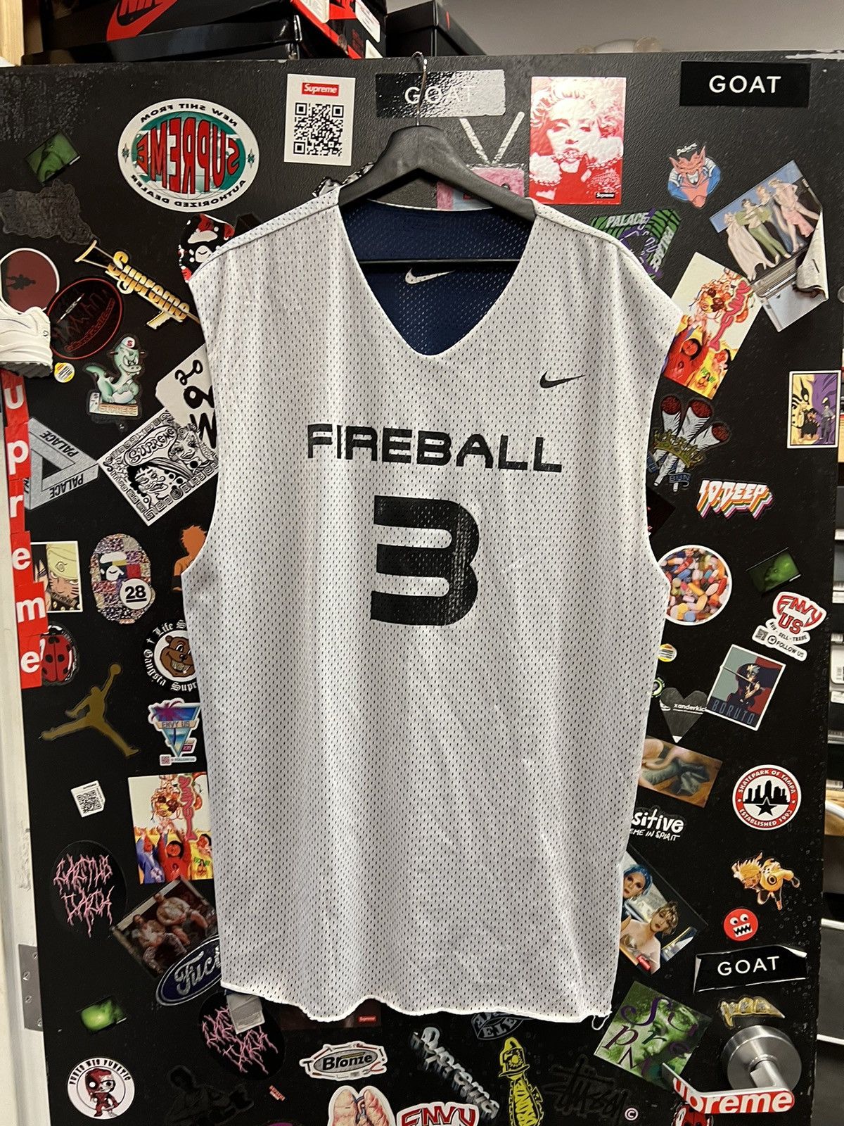 Nike Nike Fireball Reversible Jersey Grailed