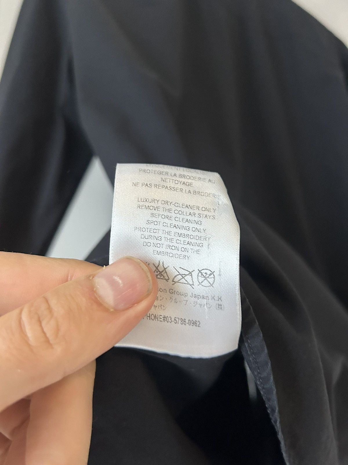 Givenchy Givenchy Black Embroidered Shirt with French Cuffs – Size 41 Size US L / EU 52-54 / 3 - 8 Thumbnail