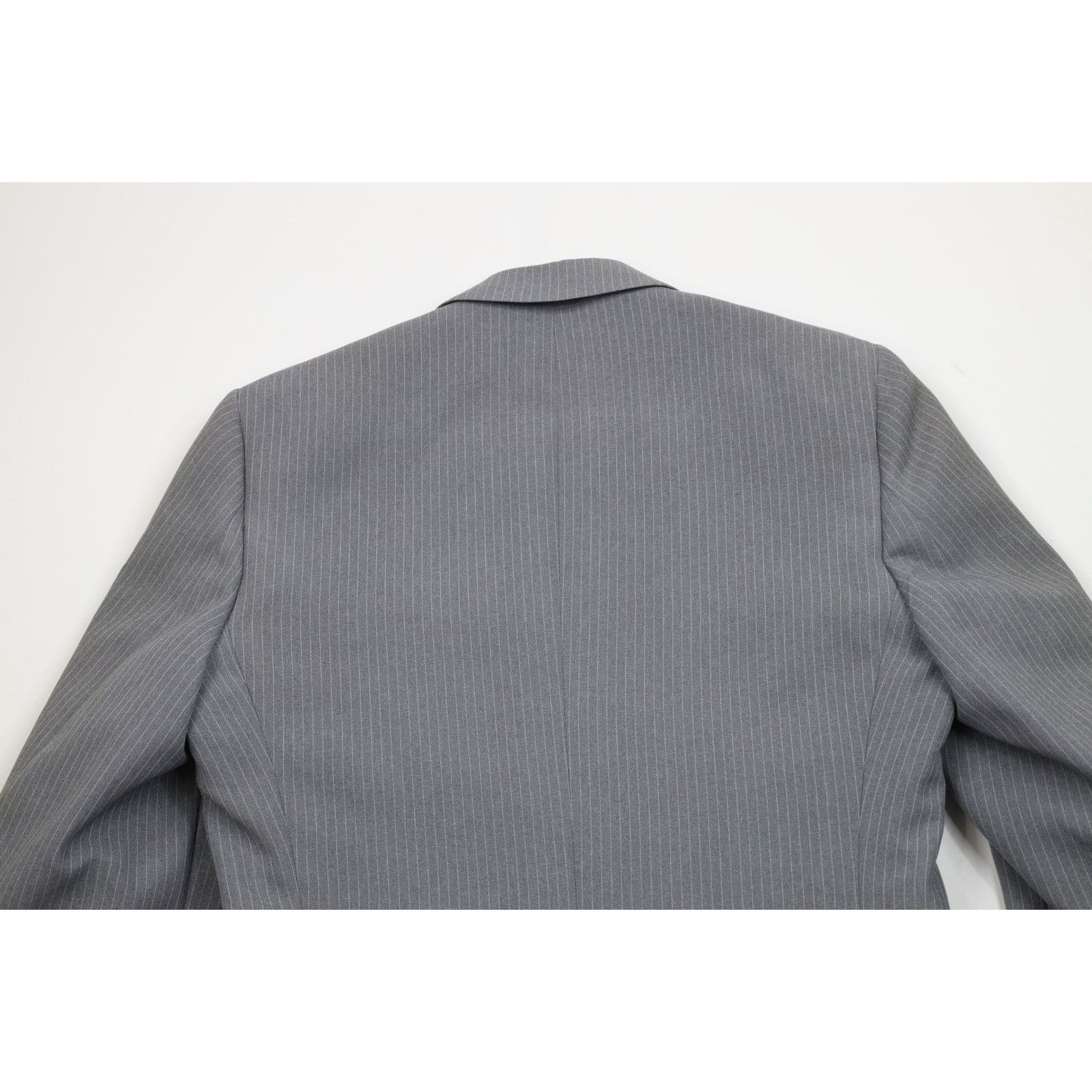 Vintage Vintage 70s Streetwear 2 Piece Knit Suit Wedding Gray Size 38R - 9 Thumbnail