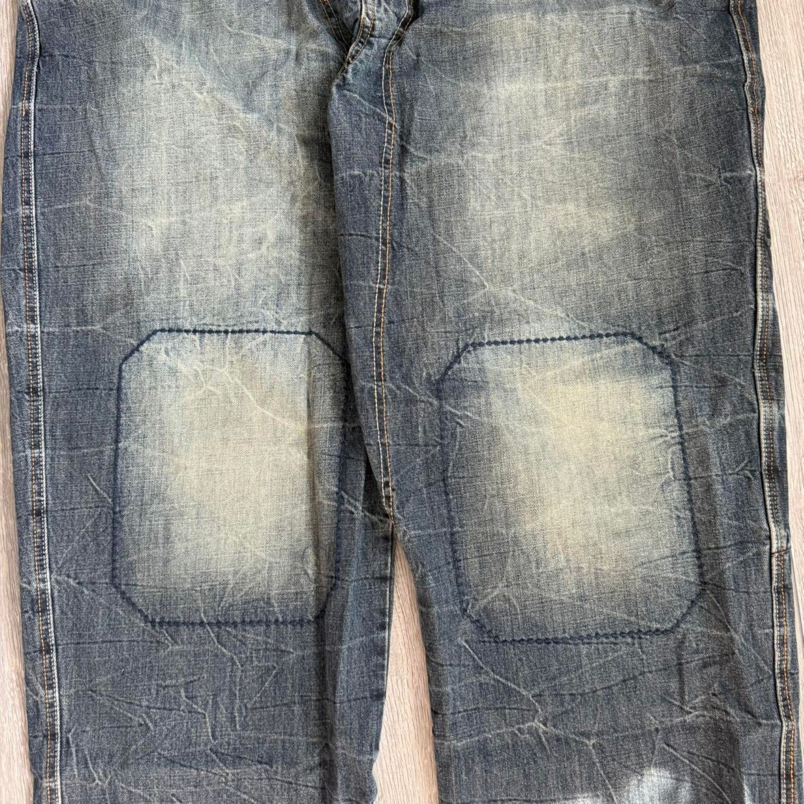 Marithe + Francois Girbaud Vintage MFG super baggy embroidered jeans Size US 44 / EU 60 - 6 Thumbnail