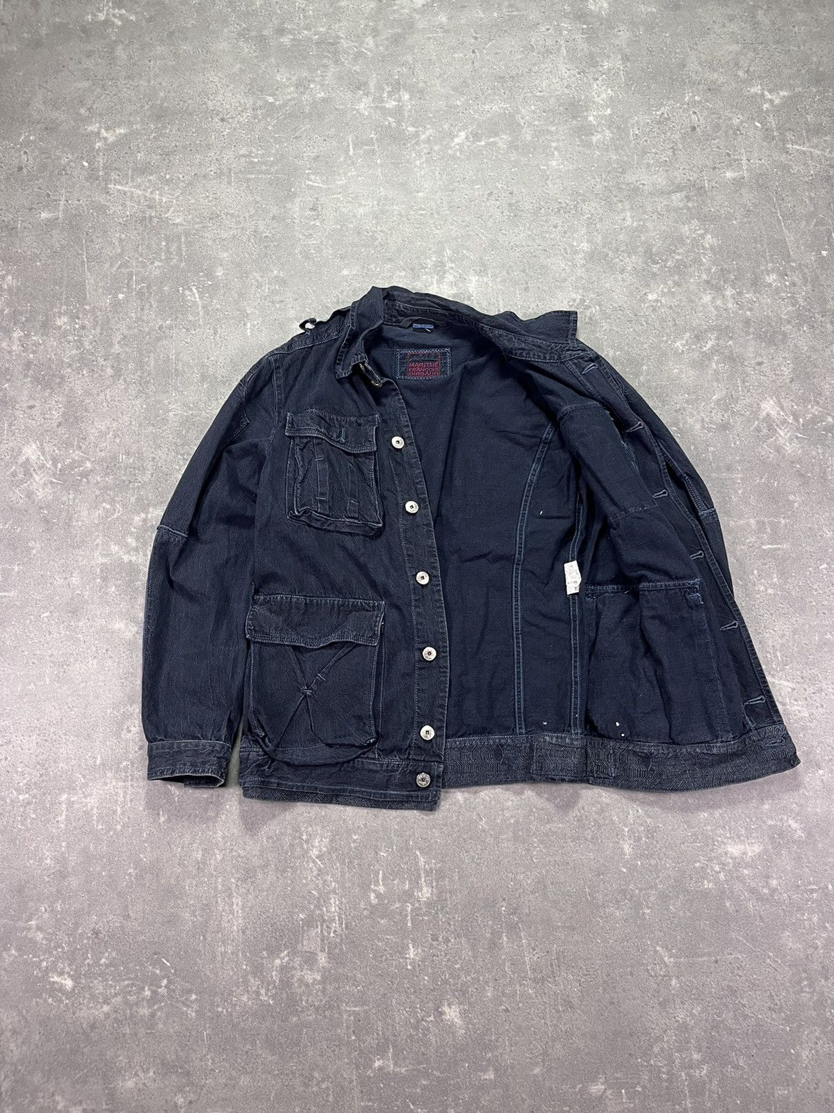 Marithe + Francois Girbaud 00s Marithe Francois Girbaud Multipocket Chore Denim Jacket Size US M / EU 48-50 / 2 - 7 Thumbnail