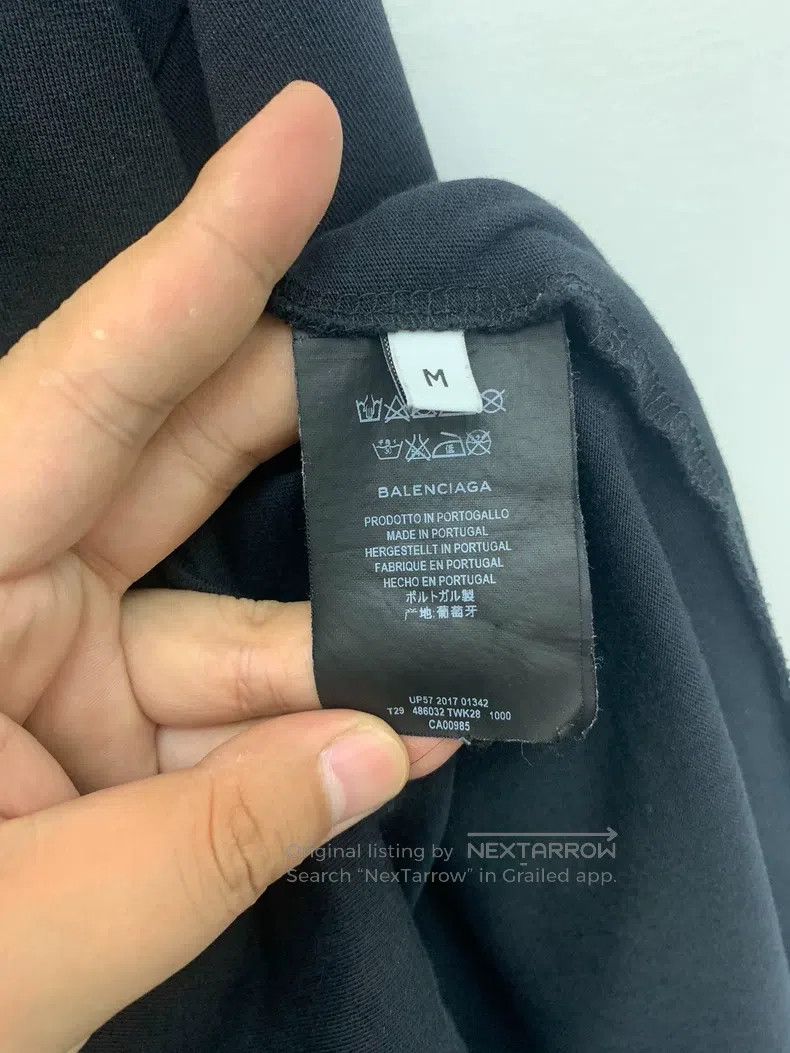 Balenciaga Balenciaga Black Short Sleeve T-Shirt Size US M / EU 48-50 / 2 - 6 Thumbnail