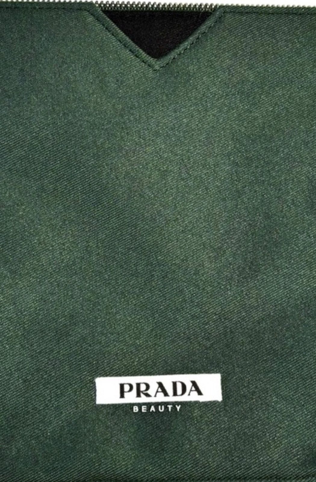 Prada Prada beaute Forest Green Cosmetic Pouch Size ONE SIZE - 16 Thumbnail