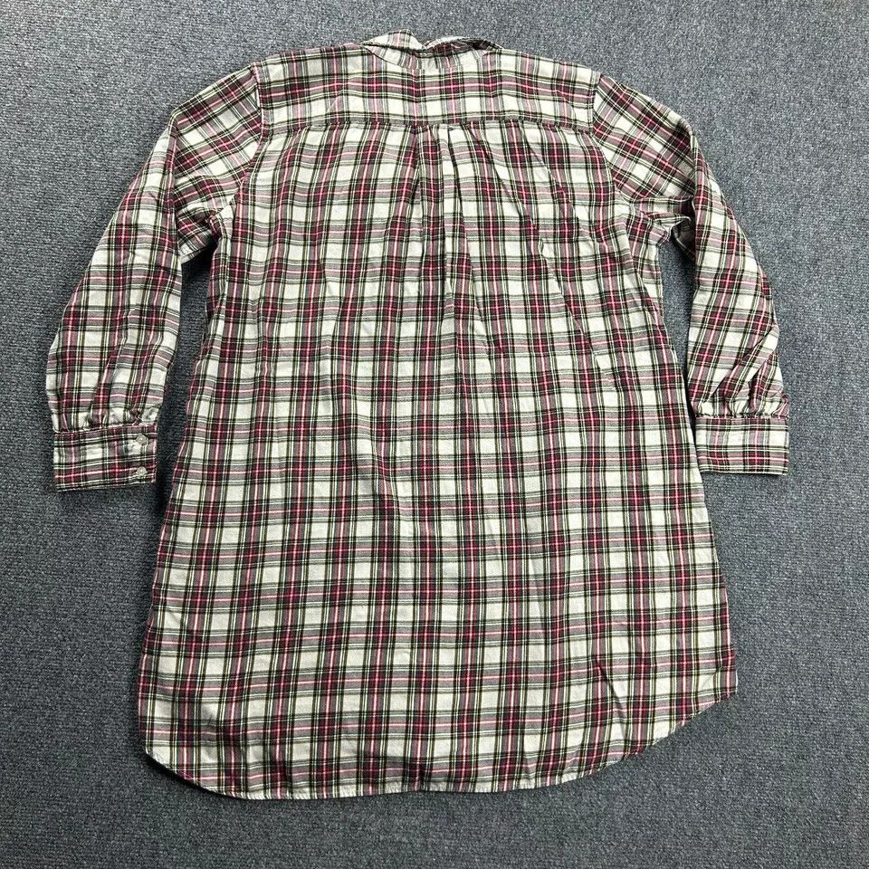 Other Soft Surroundings Pajama Top Womens Large Plaid Flannel Size L / US 10 / IT 46 - 6 Thumbnail