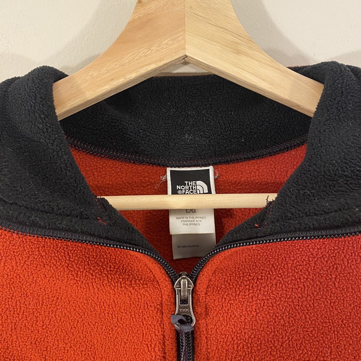 The North Face × Vintage Vintage 90s The North Face Fleece Light Jacket Size US L / EU 52-54 / 3 - 5 Thumbnail