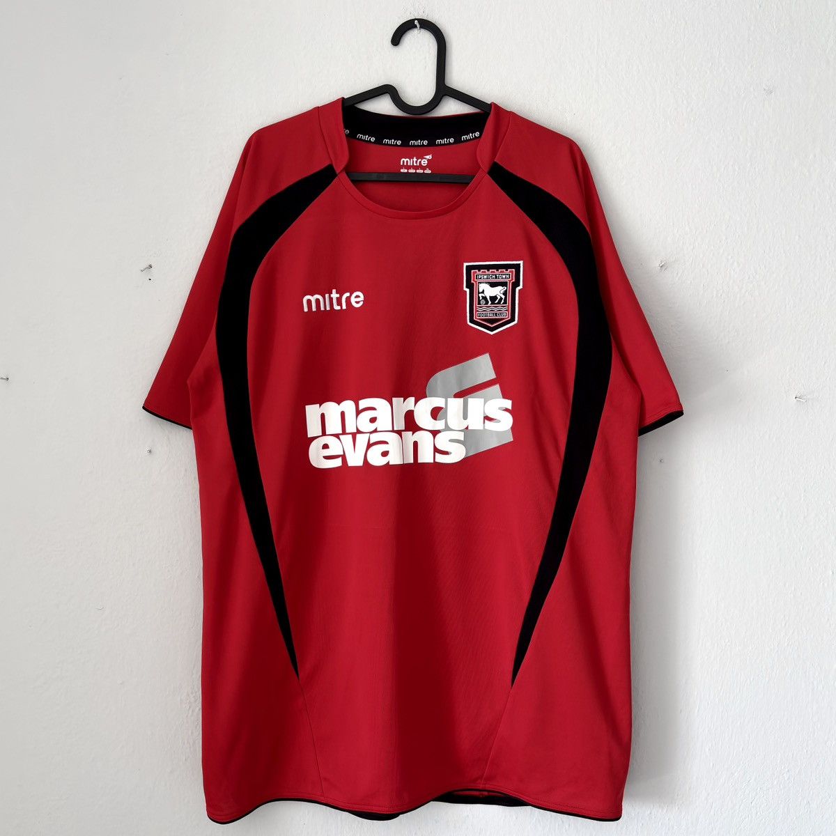 Vintage 2008 2009 Ipswich Town Punch Home Vintage Kit Soccer Jersey Size US L / EU 52-54 / 3 - 2 Thumbnail