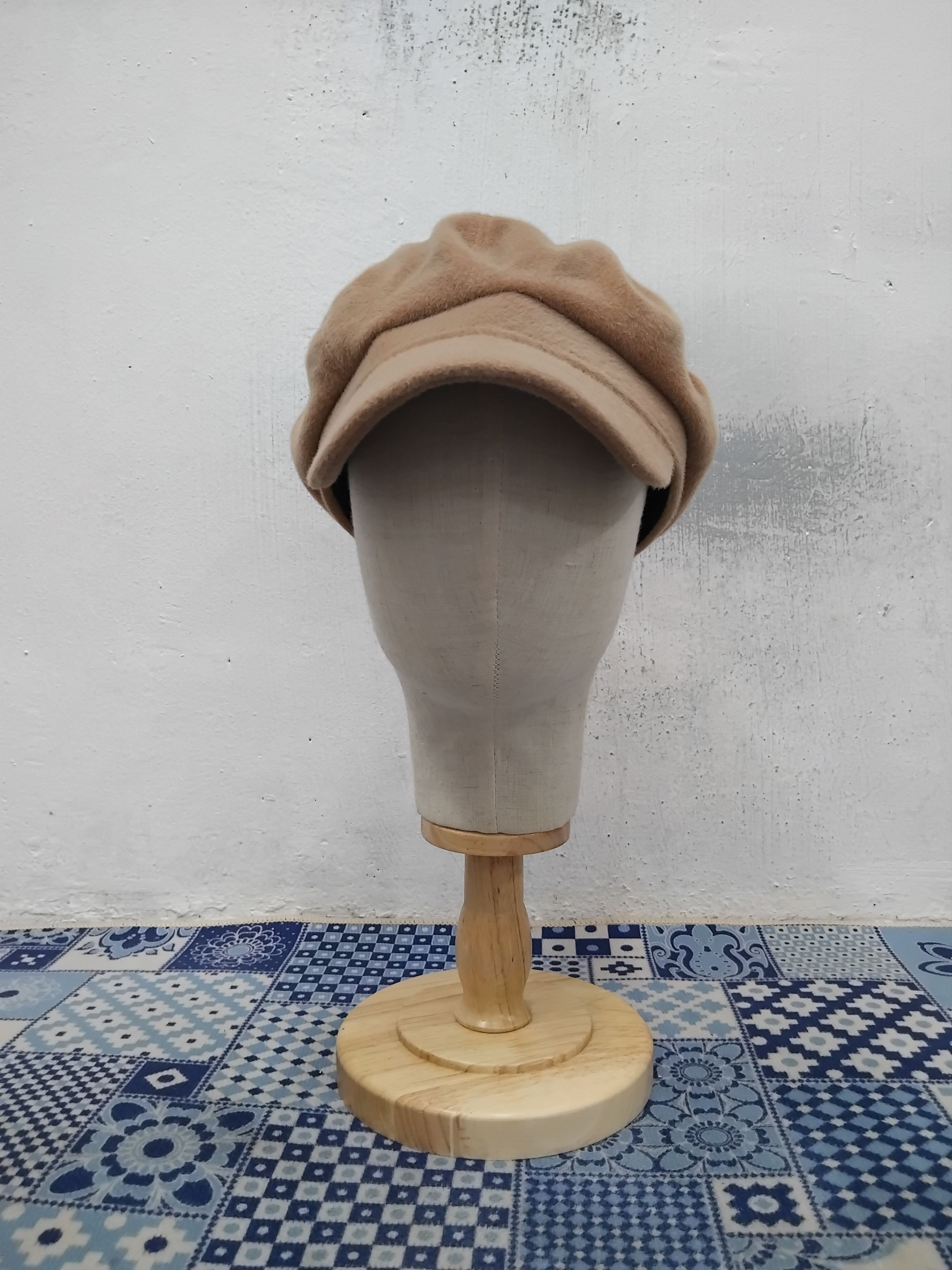 Japanese Brand 💥Unbranded peach colour harajuku Japanese style hat Size ONE SIZE - 3 Thumbnail