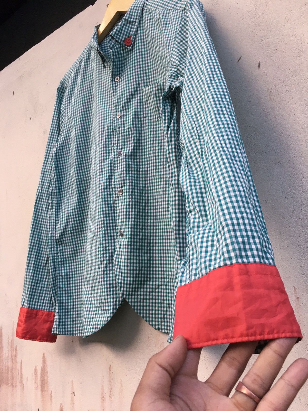 Issey Miyake 90S ISSEY MIYAKE FRAPBOIS GINGHAM SHIRT BUTTON UPS Size US M / EU 48-50 / 2 - 3 Thumbnail