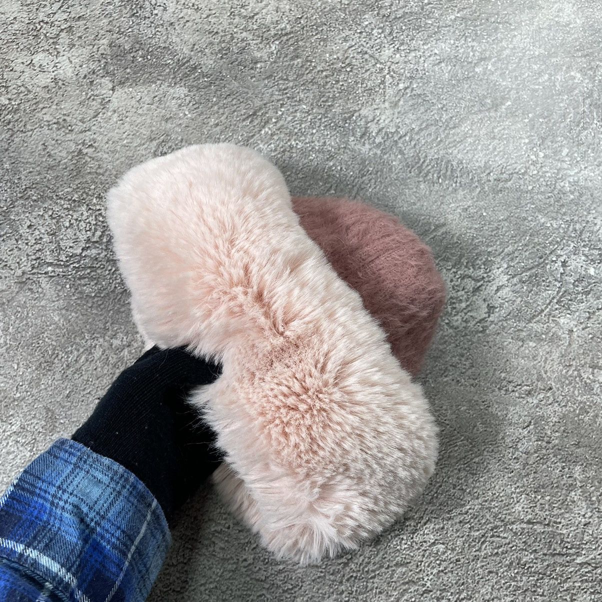 Vintage Vintage Y2K Furry Beanie Mohair Ushanka Streetwear Baggy OS Size ONE SIZE - 2 Thumbnail